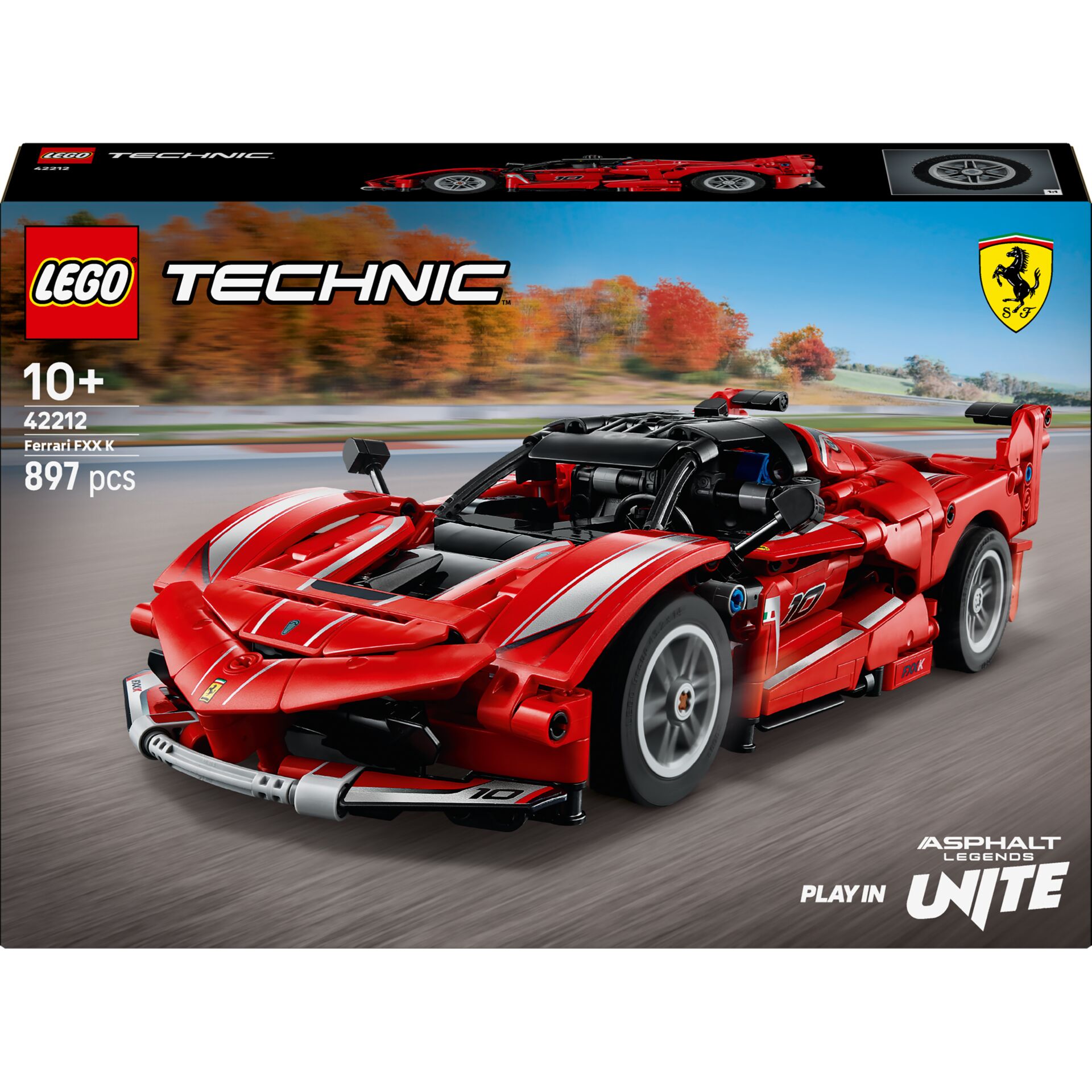 Lego, Technic, Ferrari FXX K, Rotes Auto, 809 Teile