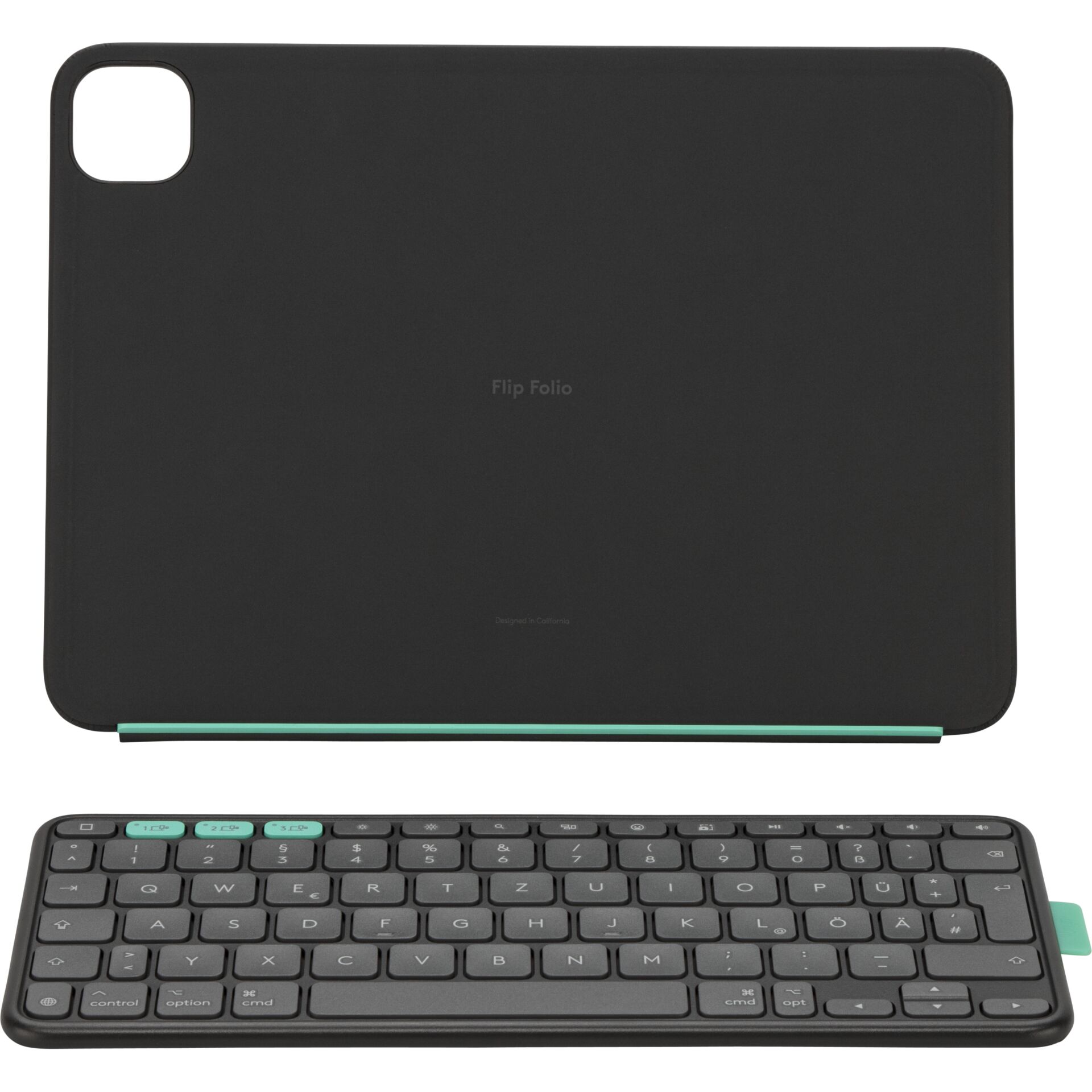 Hülle, Flip-Folio, Tablet-Zubehör, Tastatur, kabellos