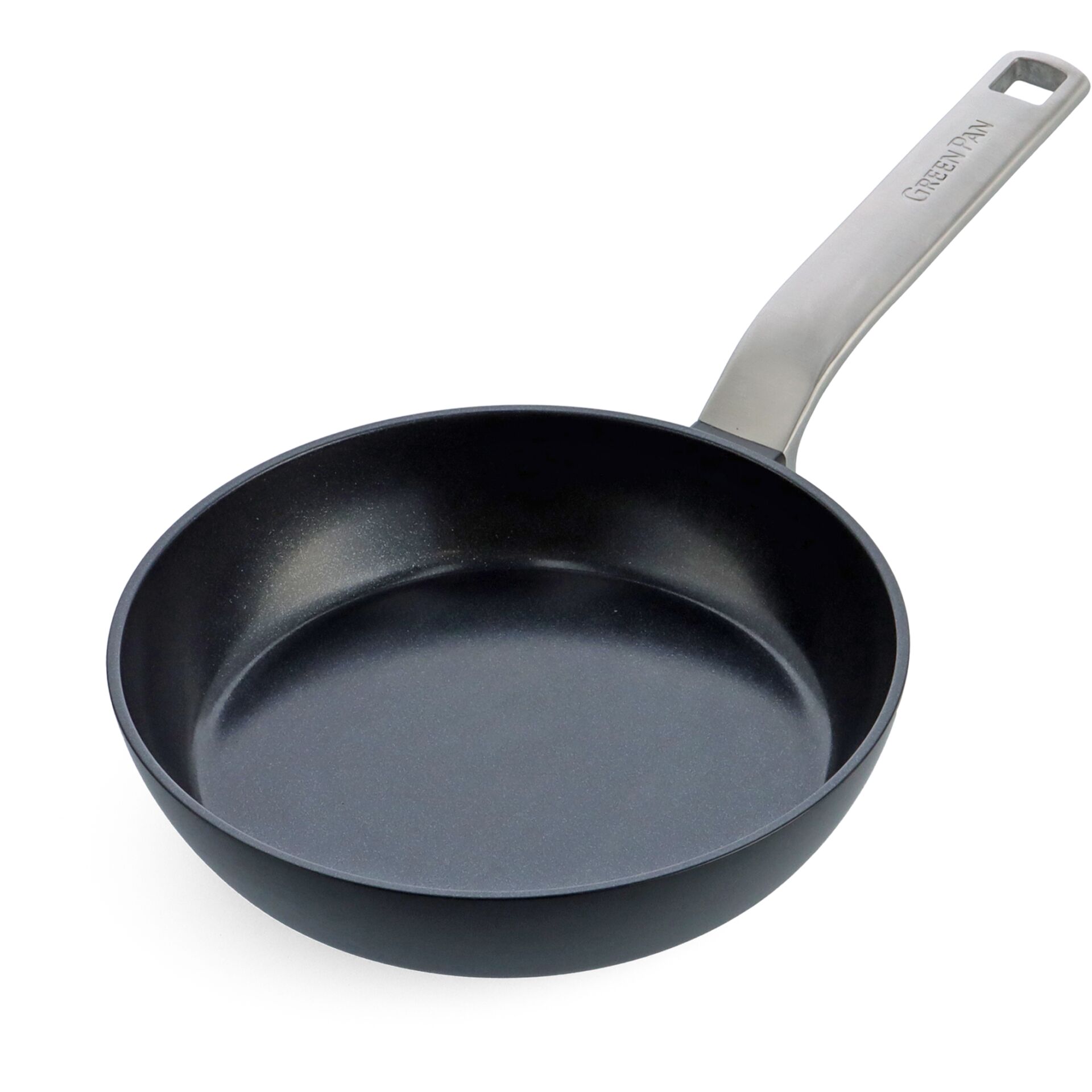 Pfännchen, Bratpfanne, Antihaft, Riffelung, Metallgriff