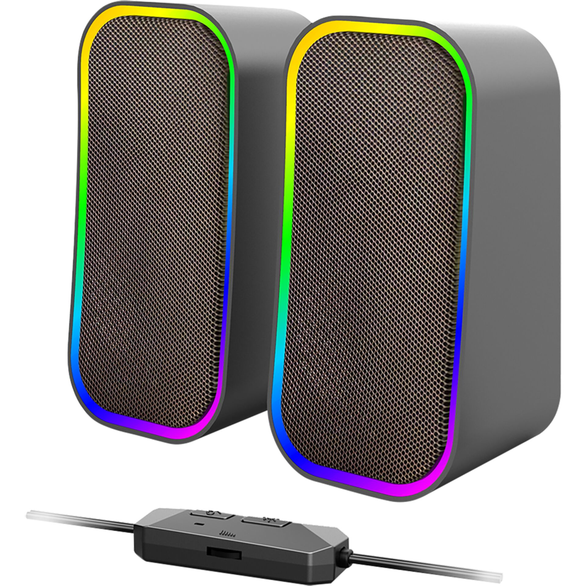 Lautsprecher, Stereosystem, Bluetooth, USB-Stereo, RGB-Rand
