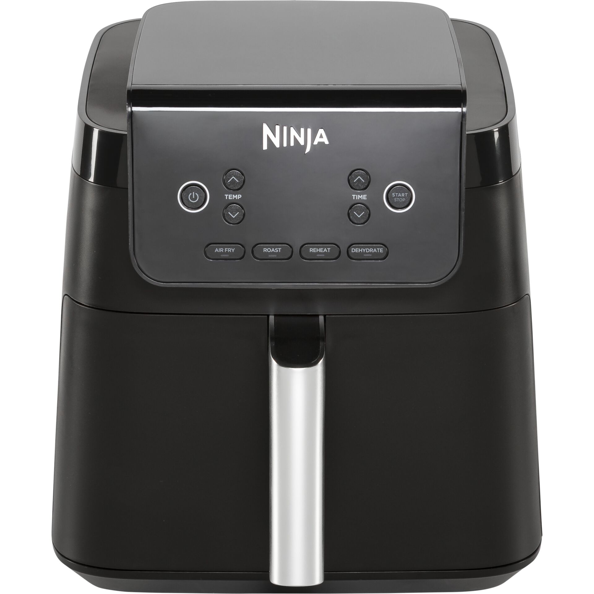 Hitzebeständiger Fritteuse?, Druckknopf-Display, Ninja, Air Fryer, Schwarz