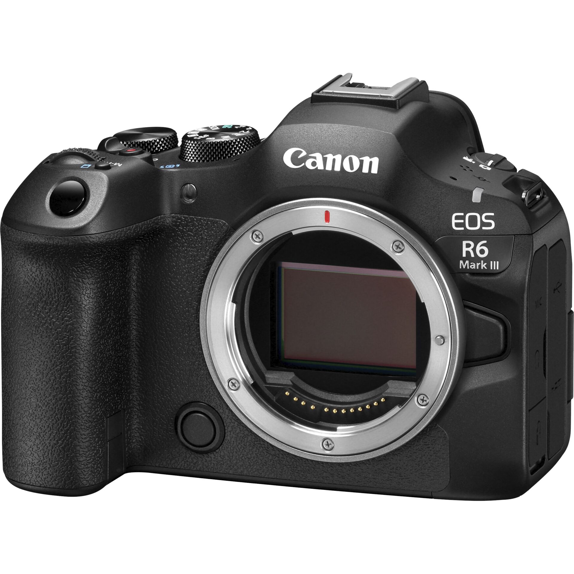 DSLR, Canon, EOS R6 Mark III, unlabeled lens mount, Spiegelreflexkamera