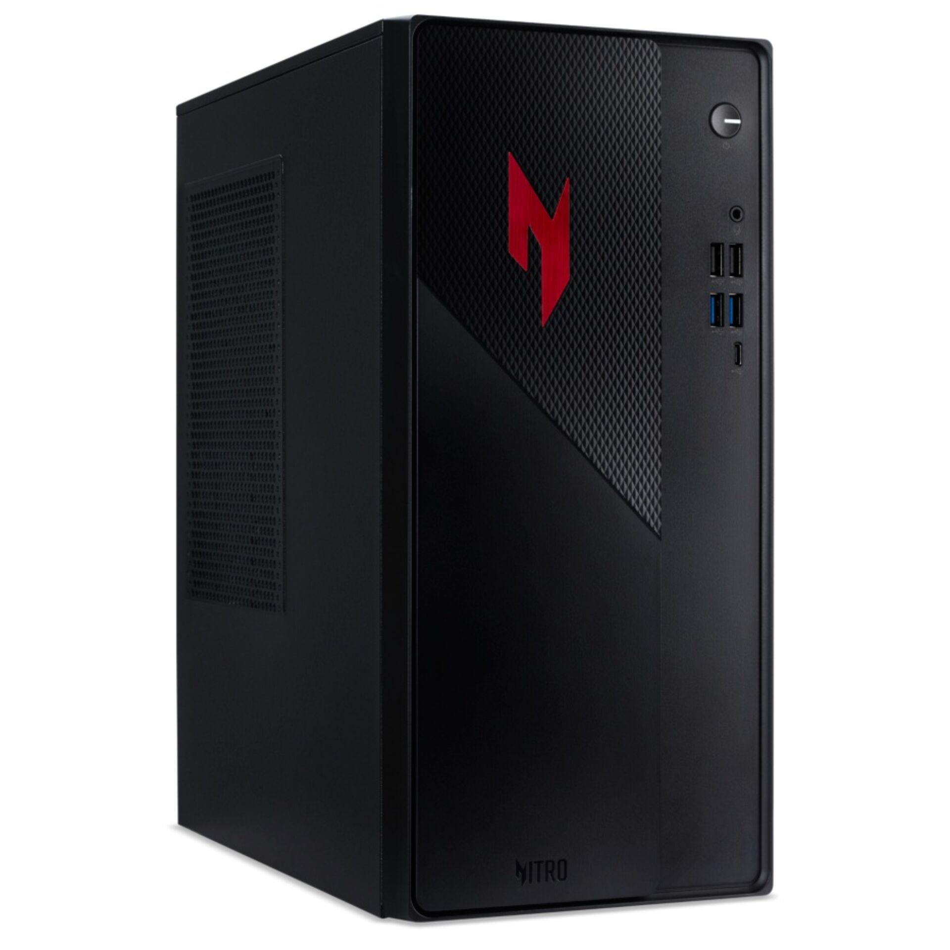 computer, desktop, turm, mitro, schwarz