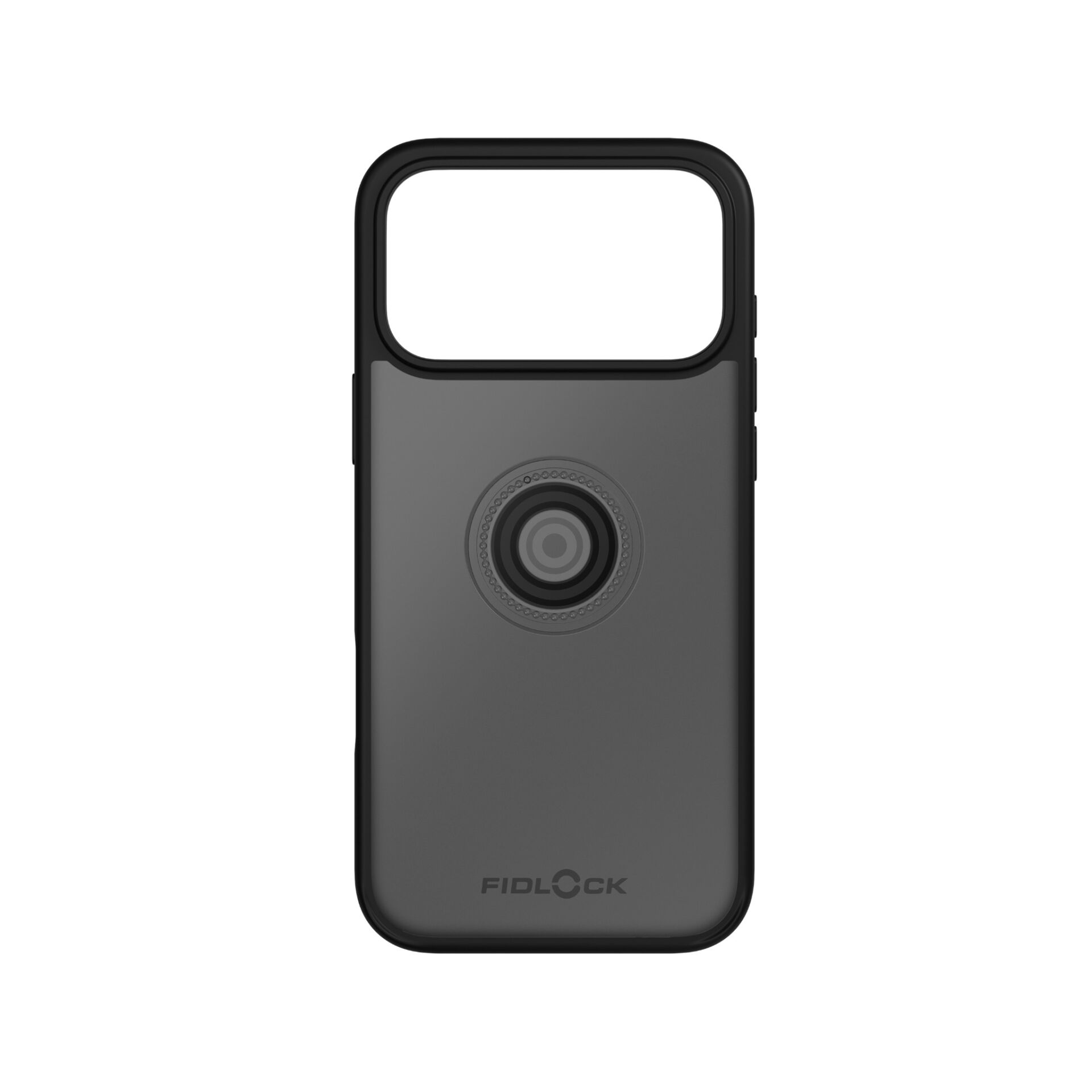 Telefonhülle, Magnetring, graue Hülle, Kameralinse Motiv, Fidlock sichtbar