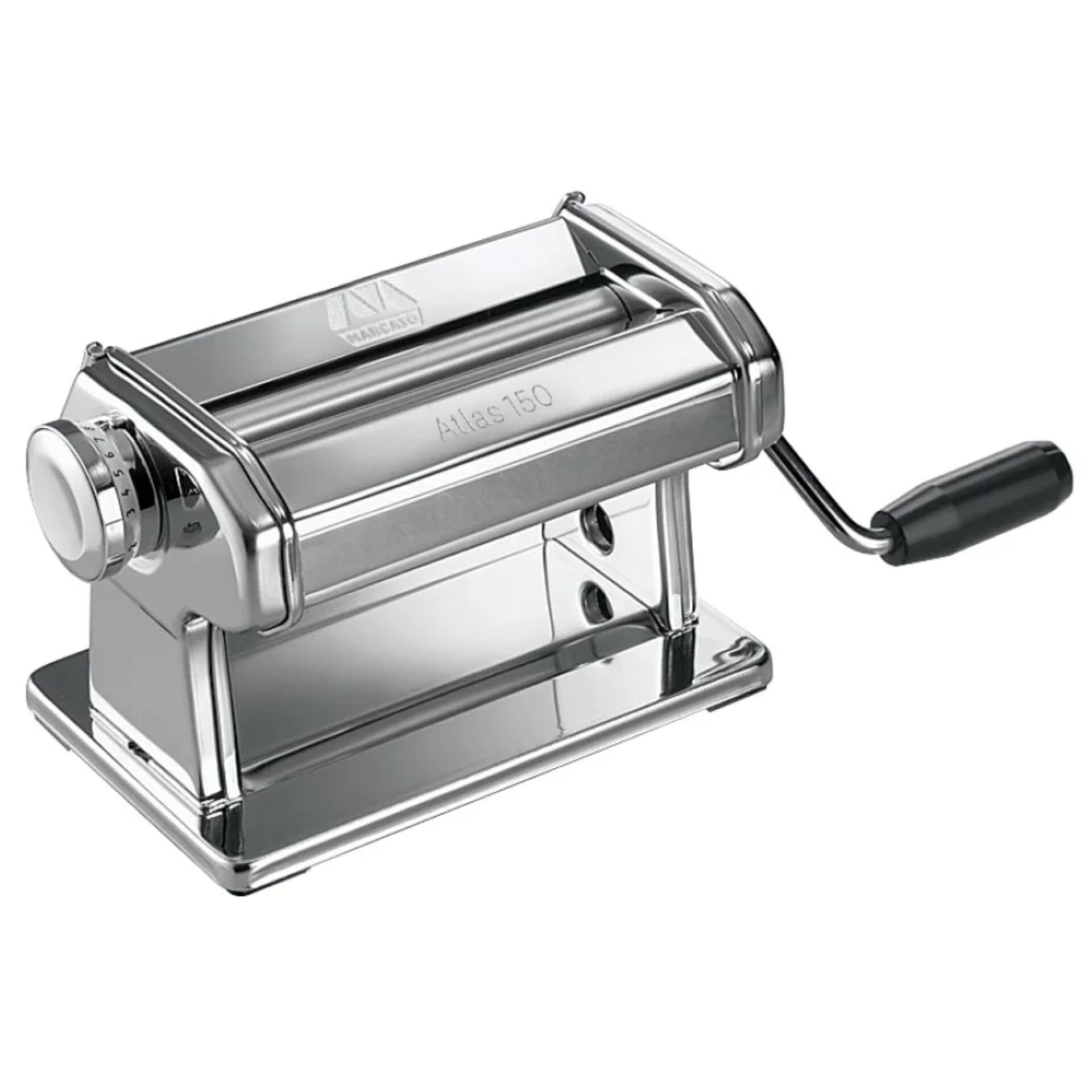 Rauchrohr, Pasta maker, Nudelmaschine, Manuelle Knetmaschine, Stahl, Chrom