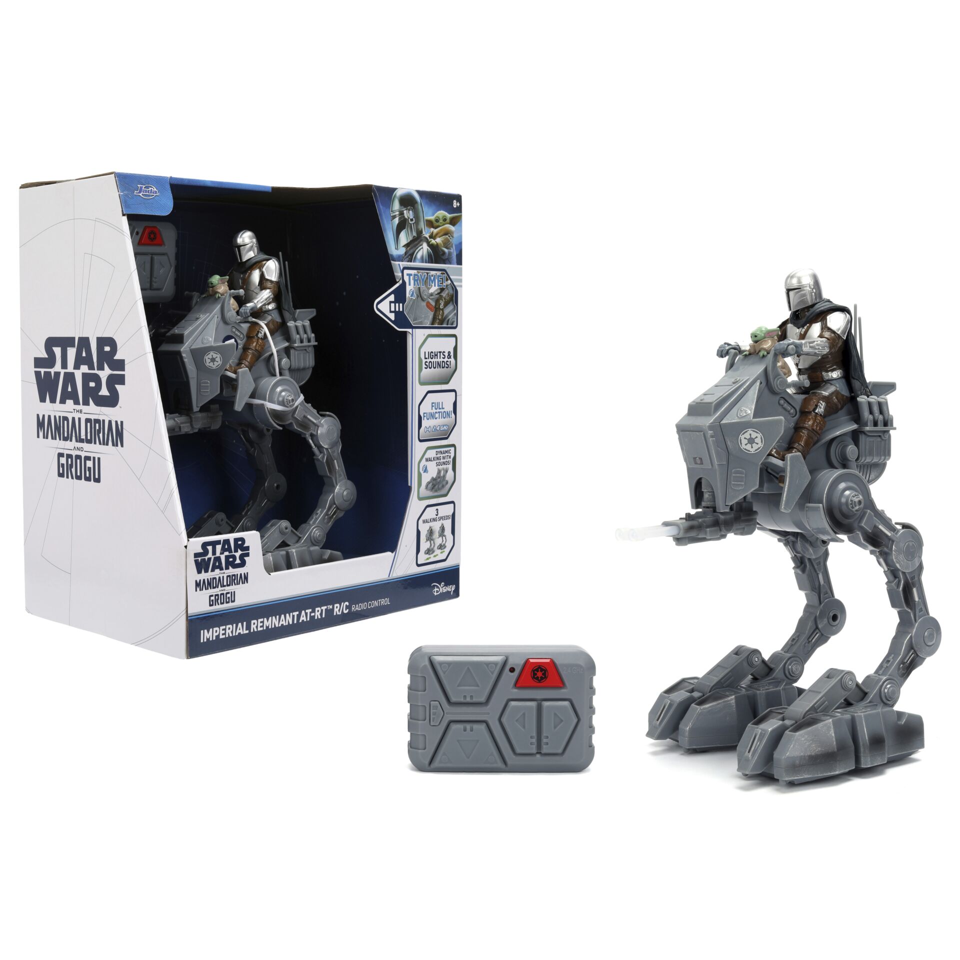 Star Wars, Mandalorian, GROGU, AT-RT, Figurine