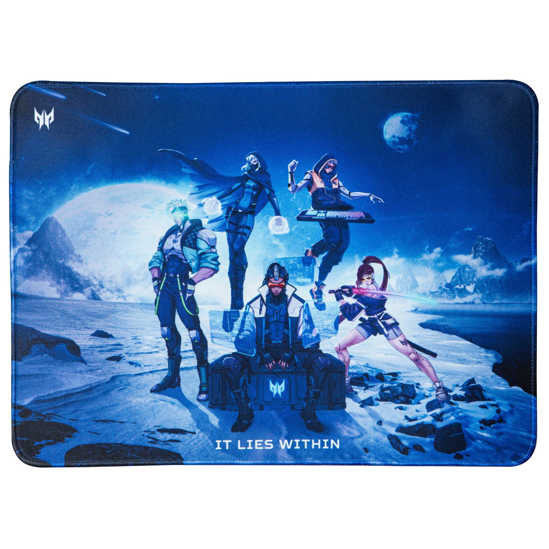 Gaming, Mousepad, Blue, Characters, It Lies Within
