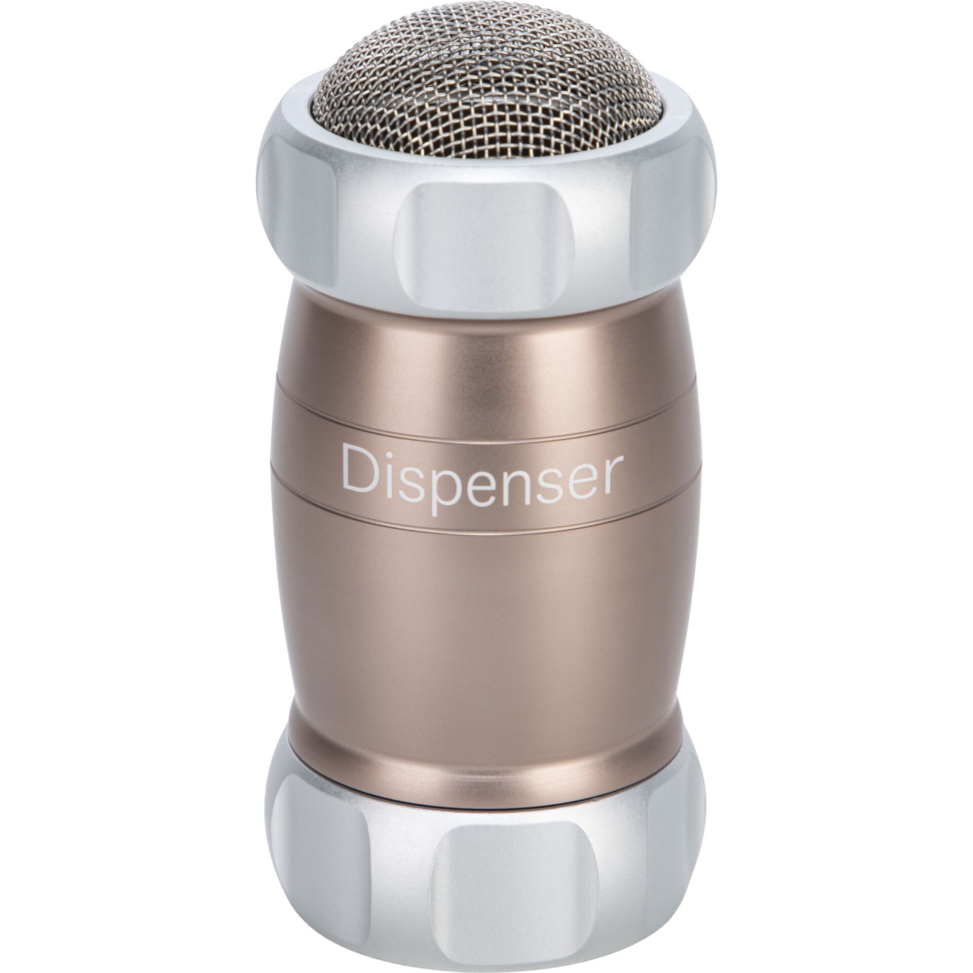 Mikrofon, Dispensor, Metall, Rosa‑Gold, Kapsel-Design