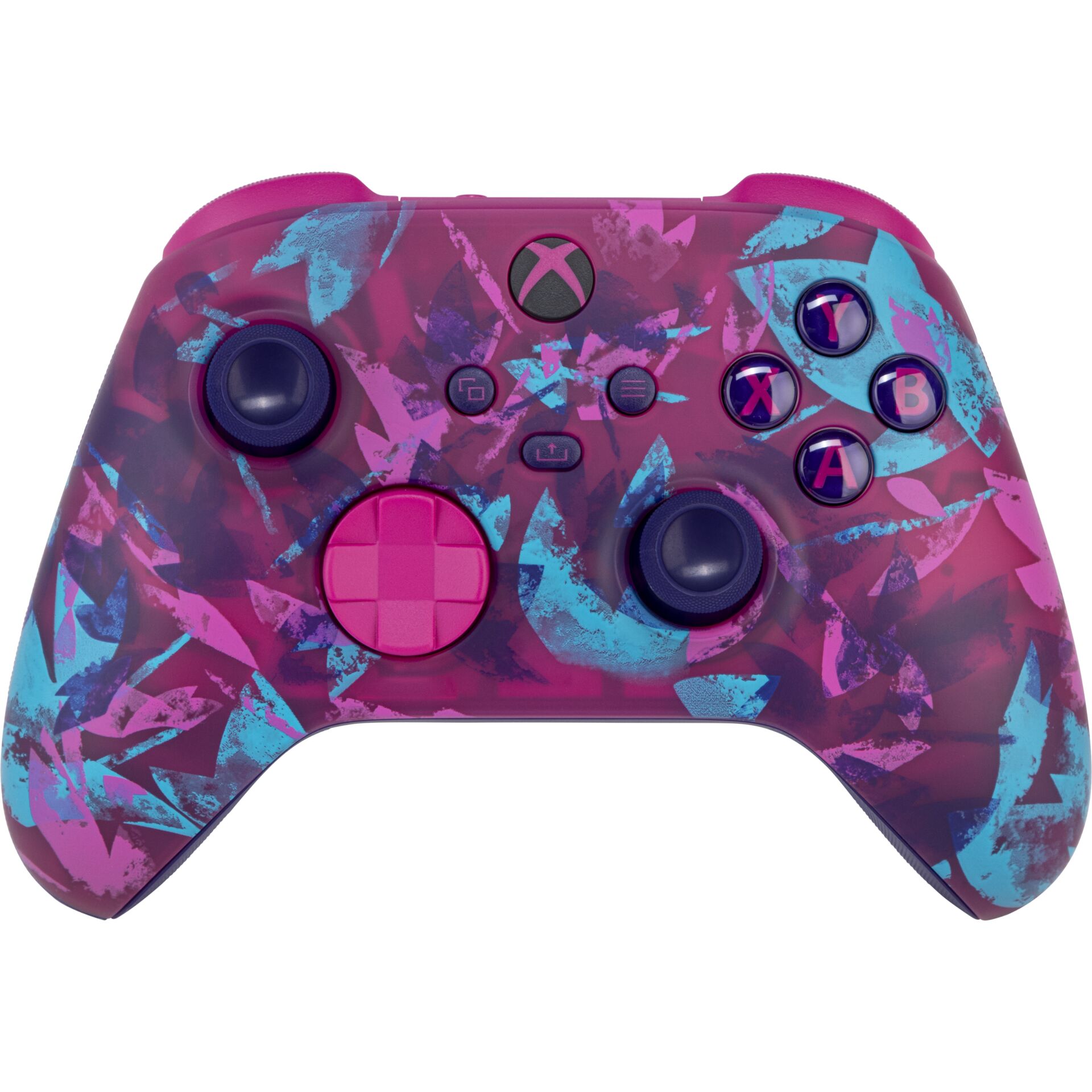 gamepad, controller, camouflage, colorful, Xbox-style