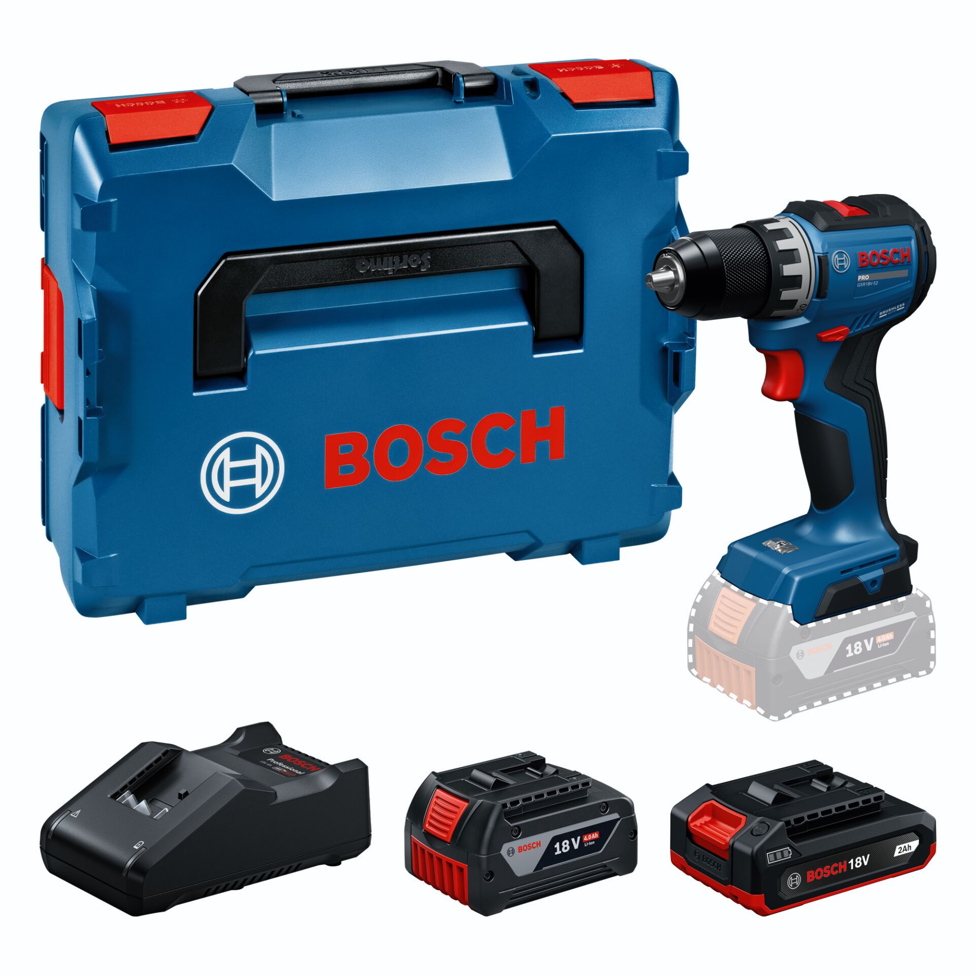 Akku-Bohrschrauber, Koffer, 18V, Lithium-Ionen, Bosch