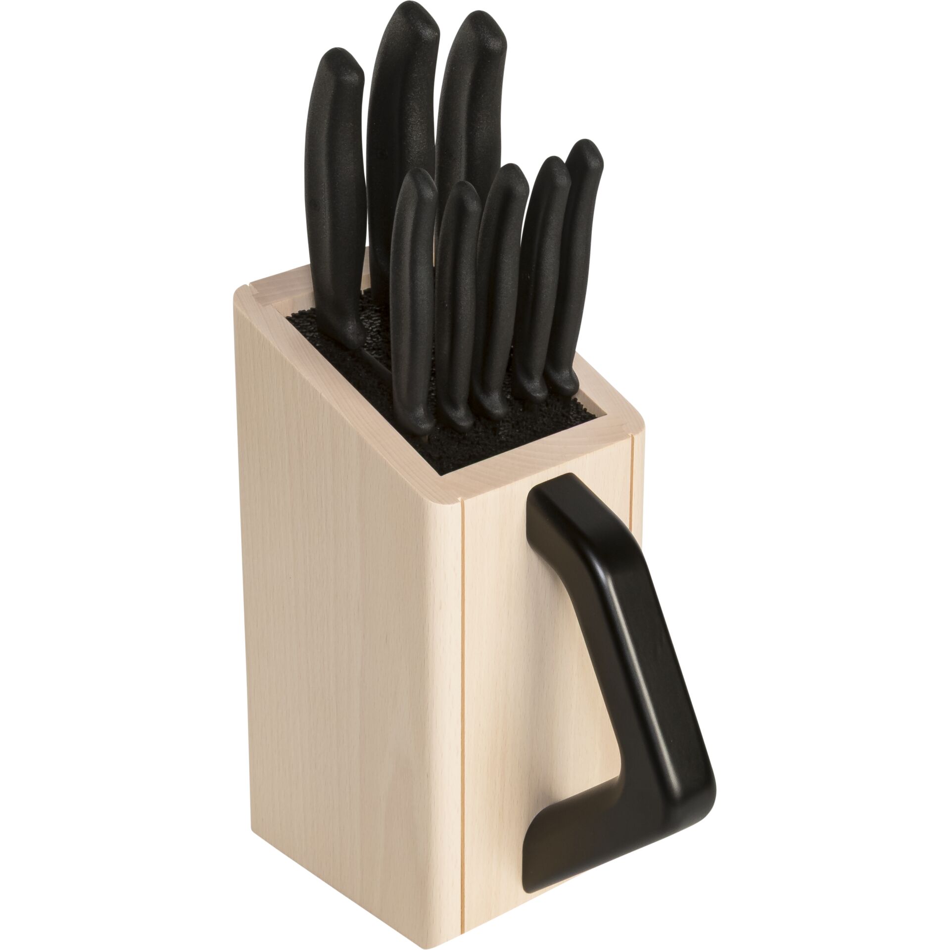 messer, messerblock, holzblock, muster, satz