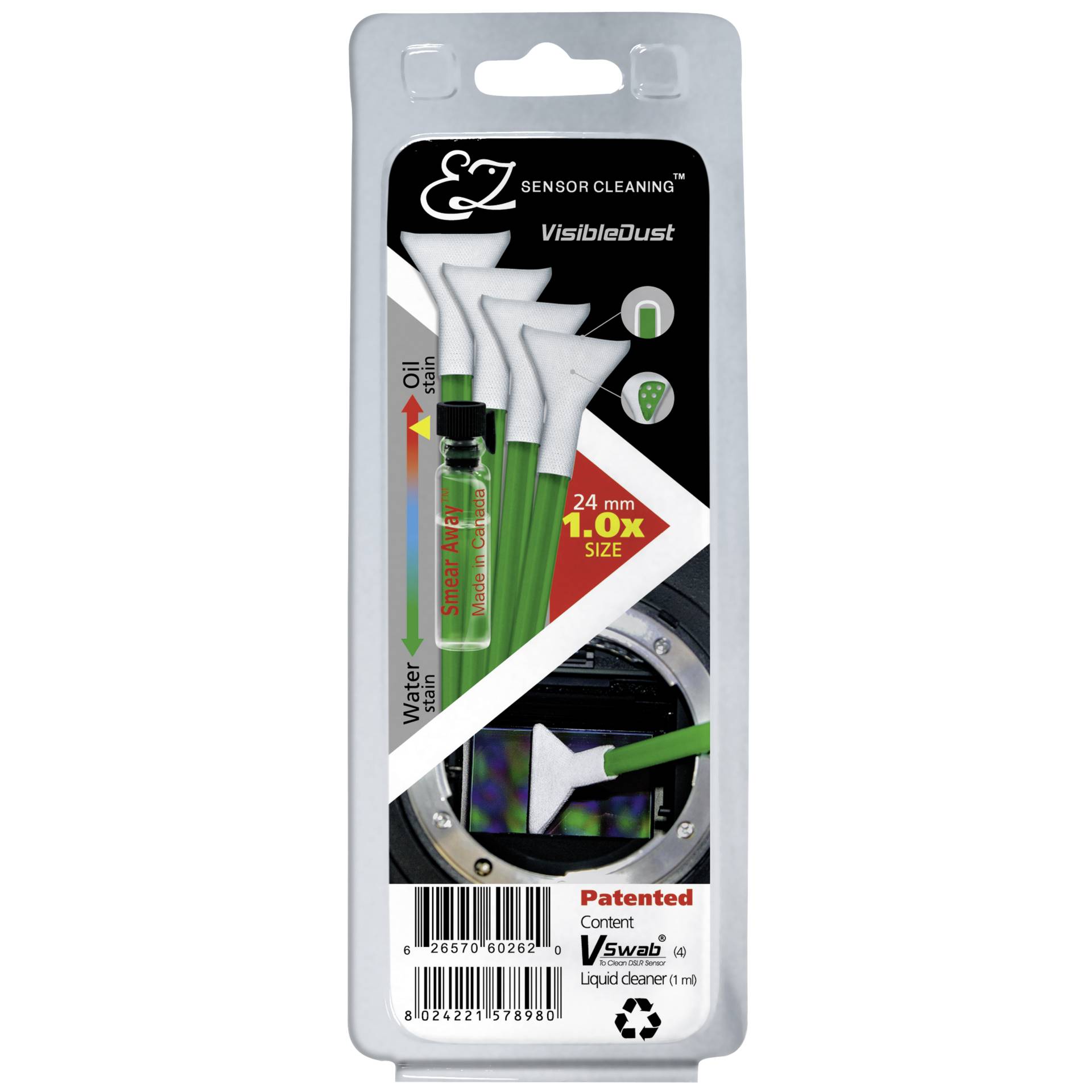 Visible Dust EZ Kit  Smear Away 1.0 grün