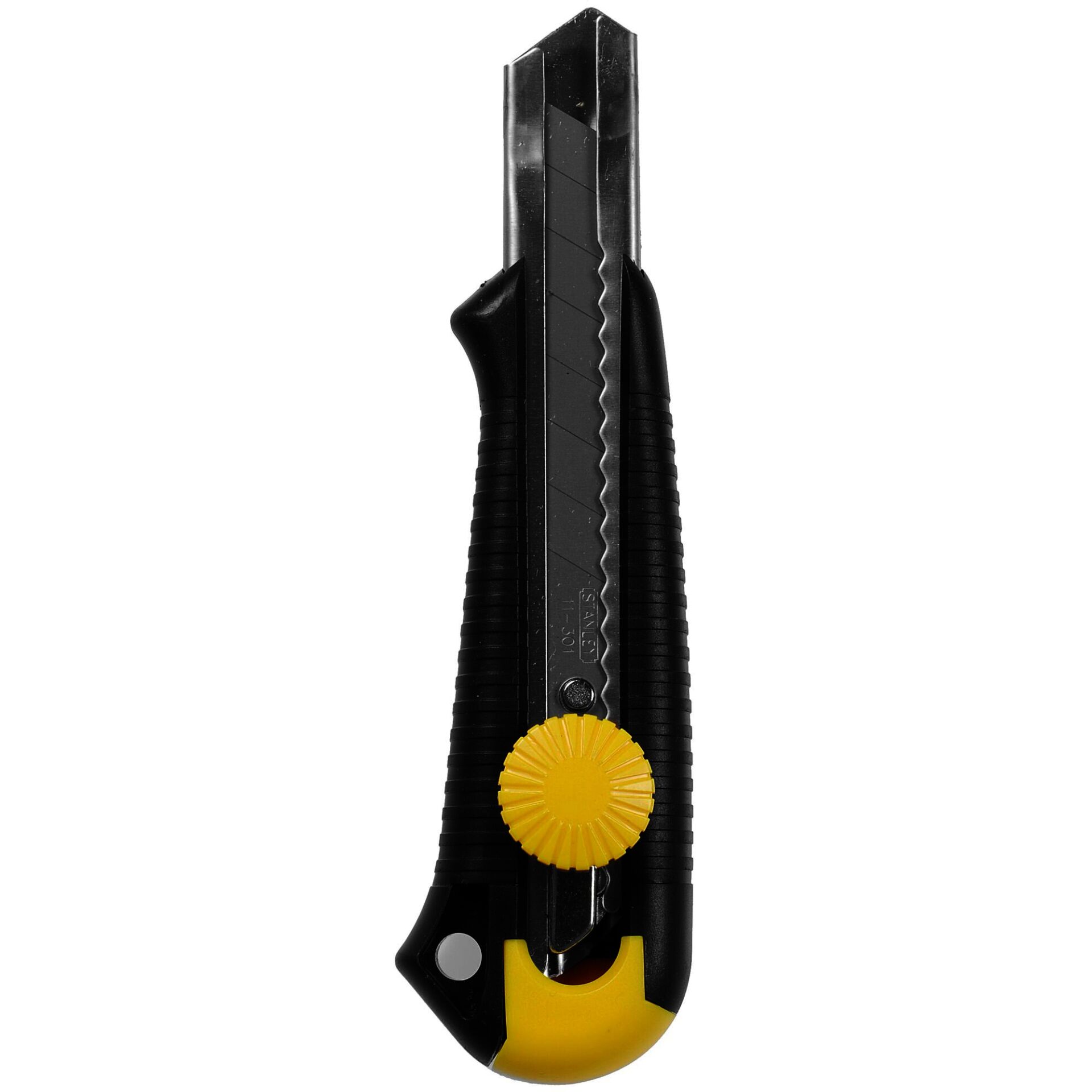 Taschenmesser, Schneidwerkzeug, Kartonmesser, Kartonmesser mit Gelber Rad, Schwarz-Gelbes Cuttermesser