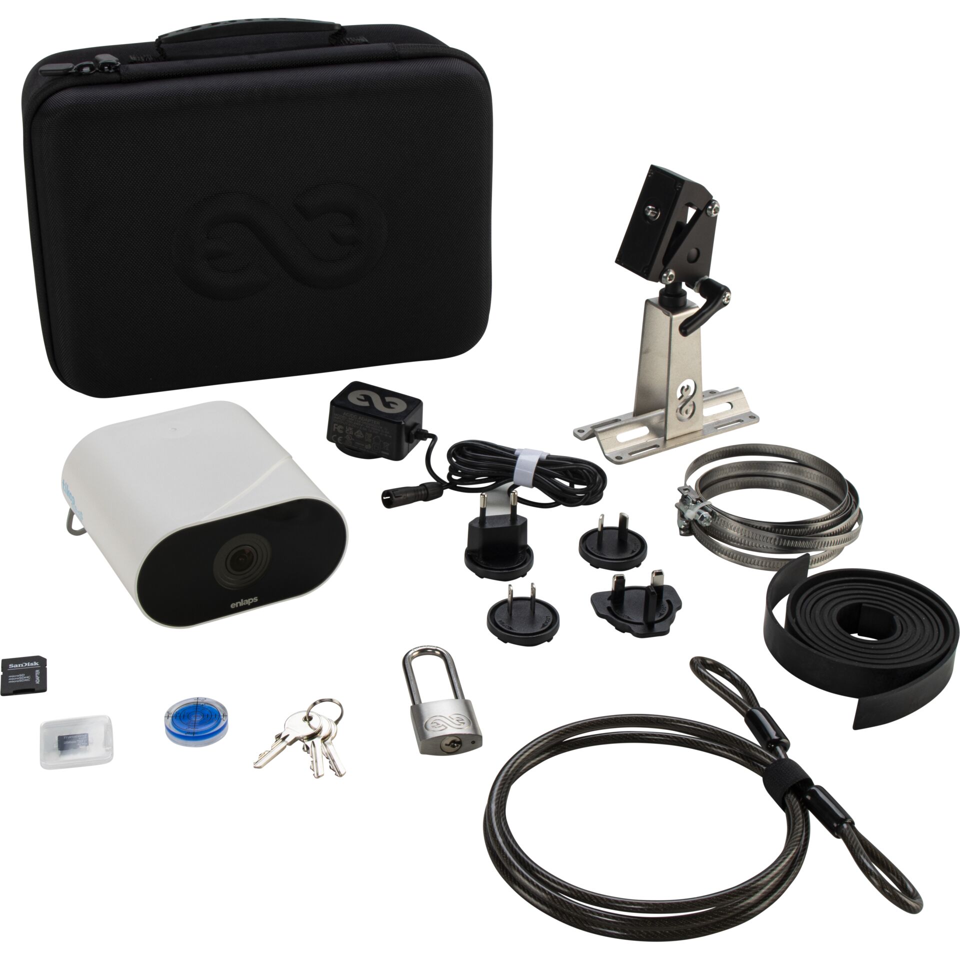 Kamera System, Sicherungskit, Montagehalterung, Kabel, Locking Cable