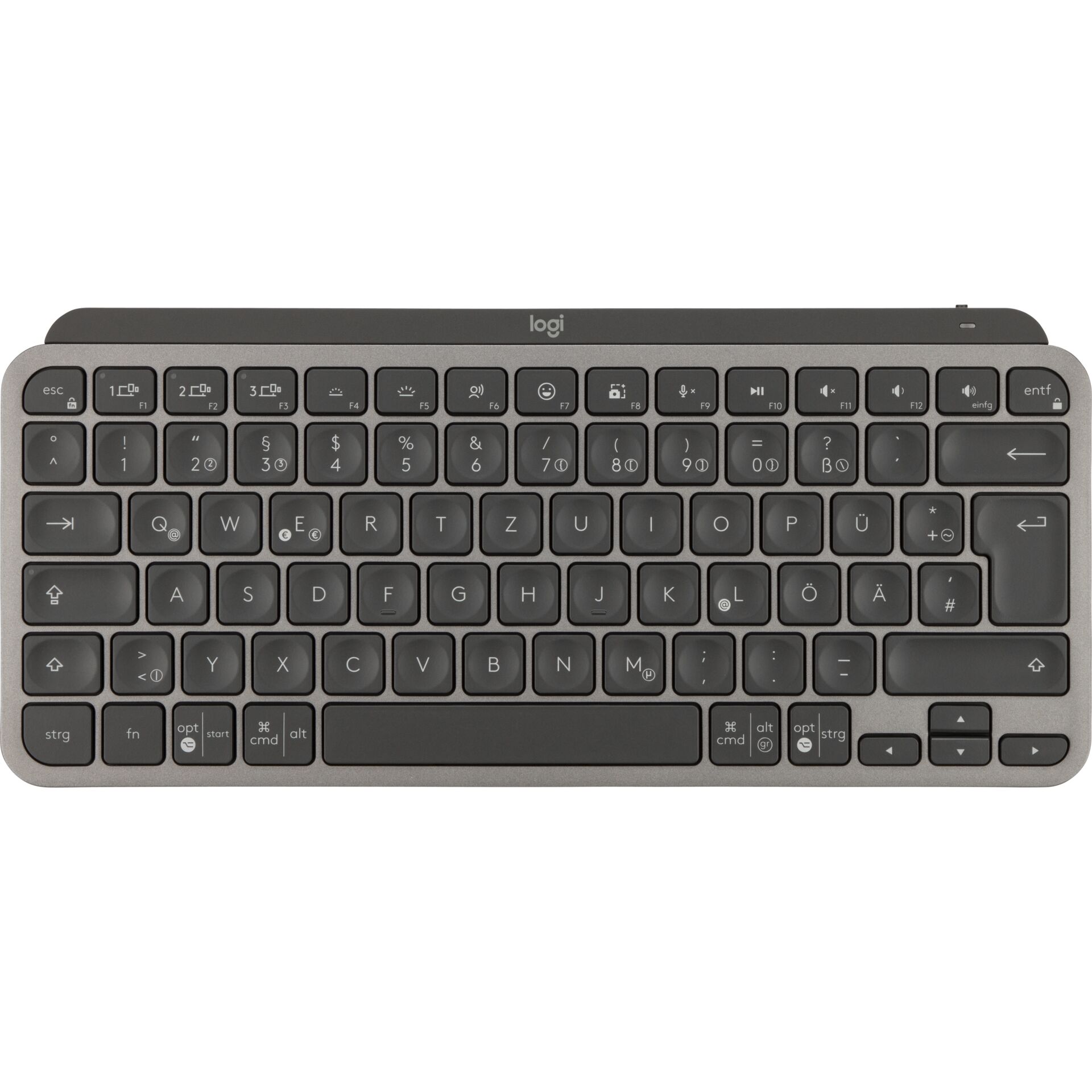 Tastatur, Bluetooth, QWERTZ, Laptop-Zubehör, Gehäusegrau