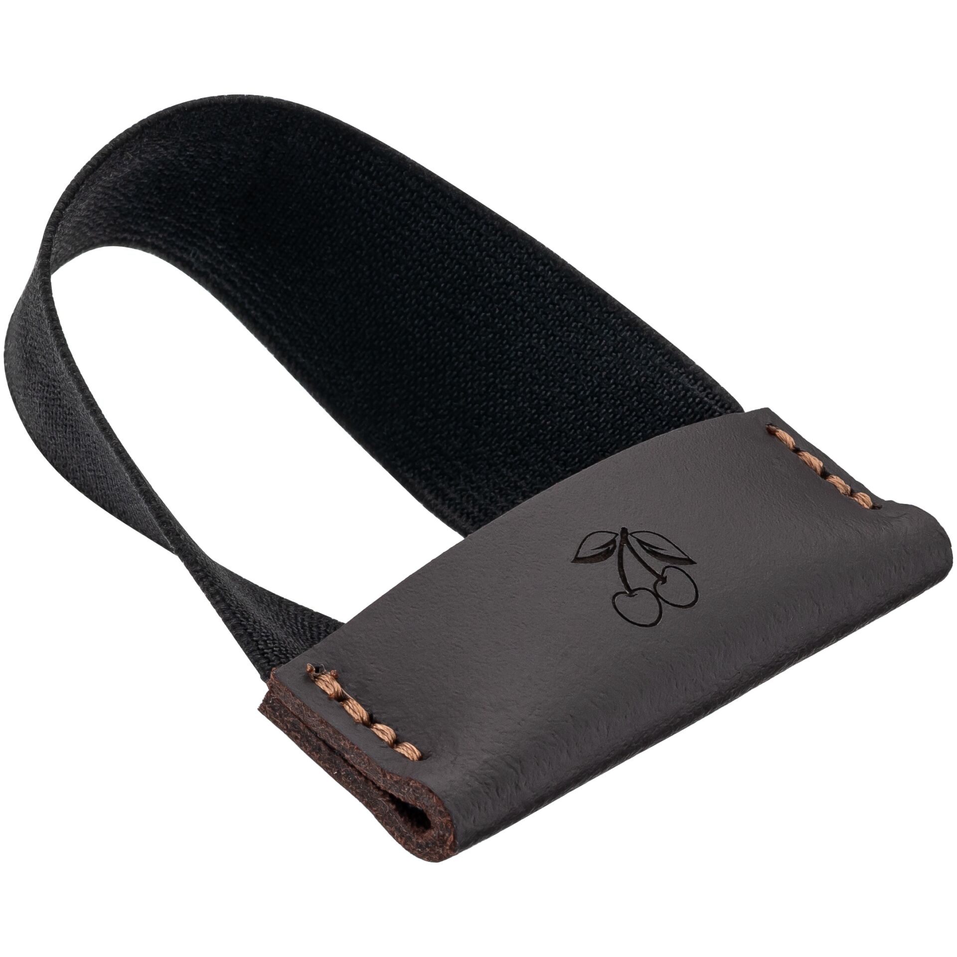 Gürtelclip, Kartenhalter, Schwarz, Leder, Gepolsterte Halterung
