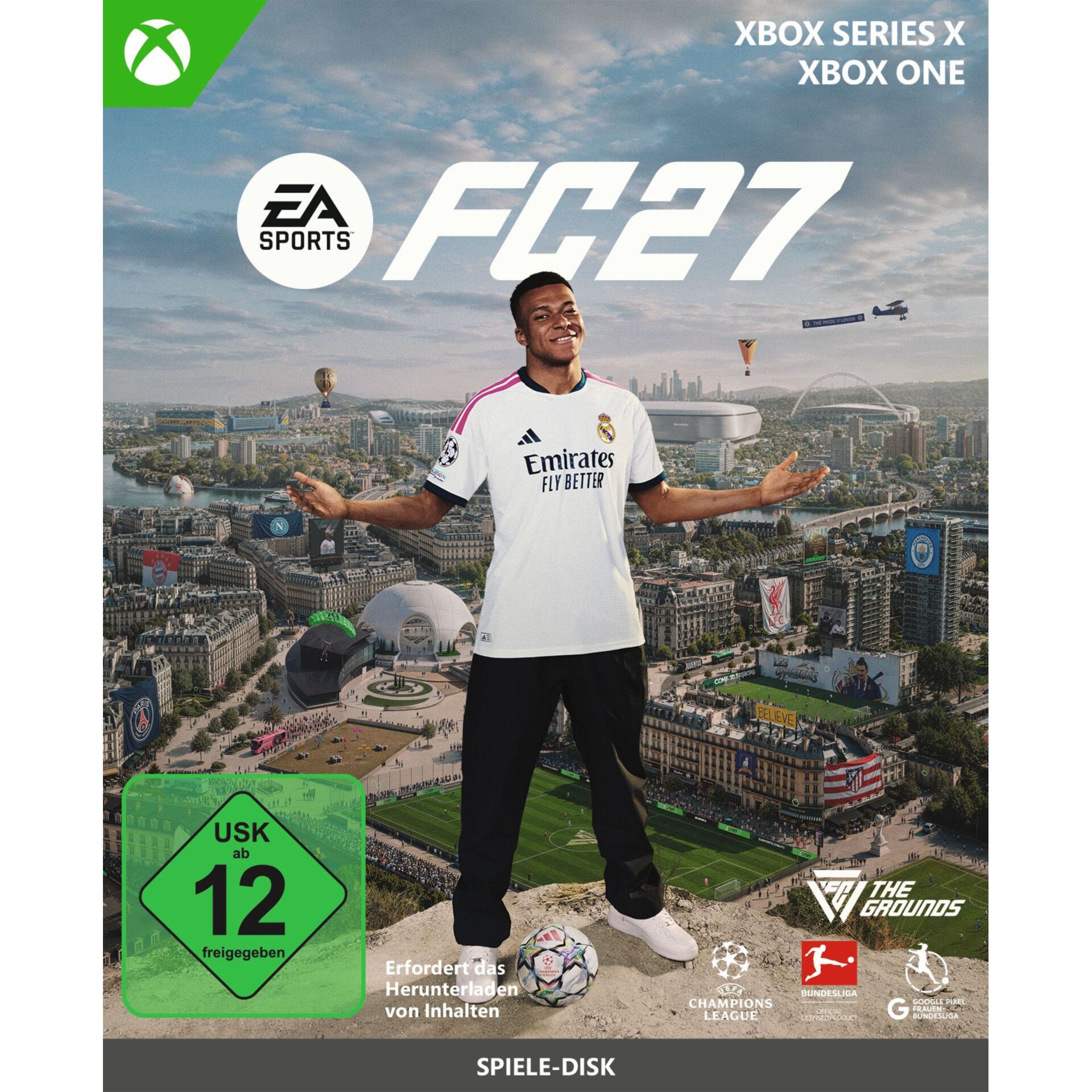 Fußball-Spiel, FIFA-Video Spiel, PS4/Xbox Spiel, Sports-Game, FC 27 Cover