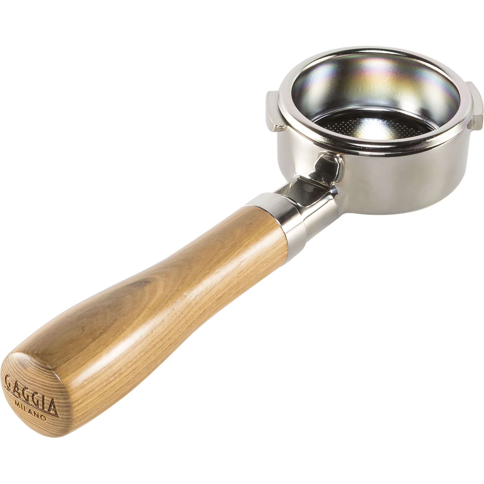 Espresso-Portafilter, Portafilter, Kaffeemaschine, Holzgriff, Caffè Sicilia