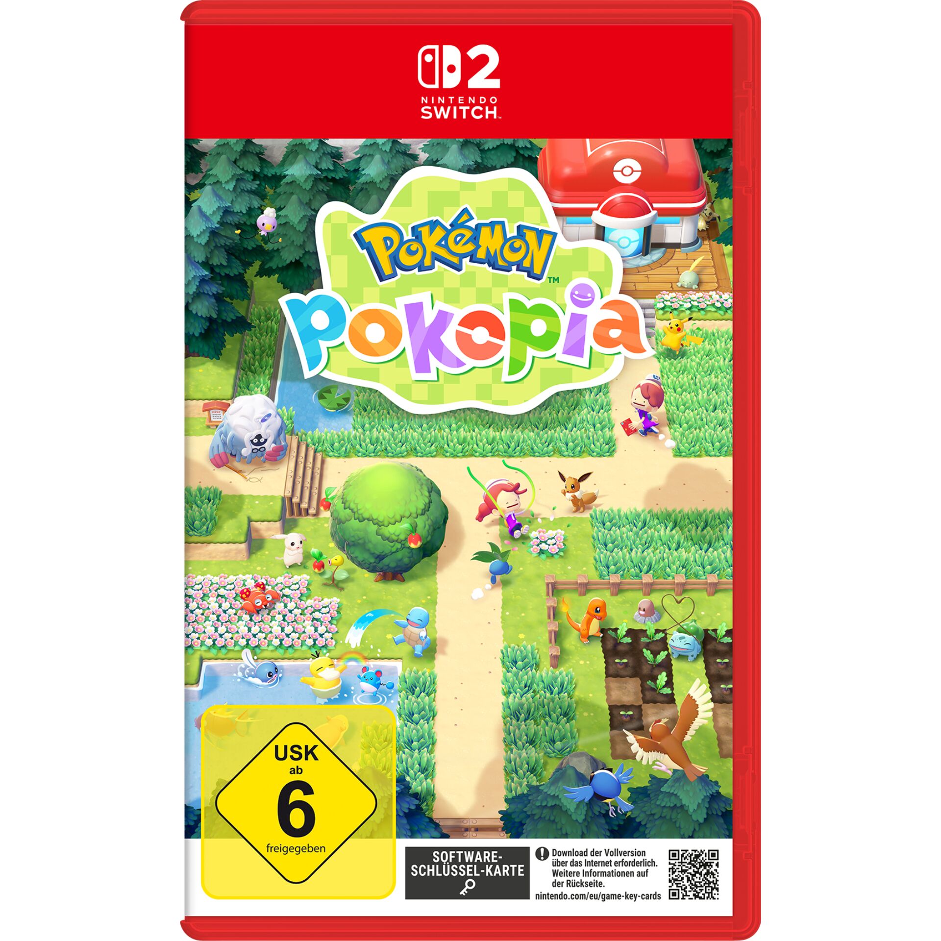 Nintendo Switch Spiel, Pokémon PokéPia, Pokémon, familiensfreundlich, bunte Grafik