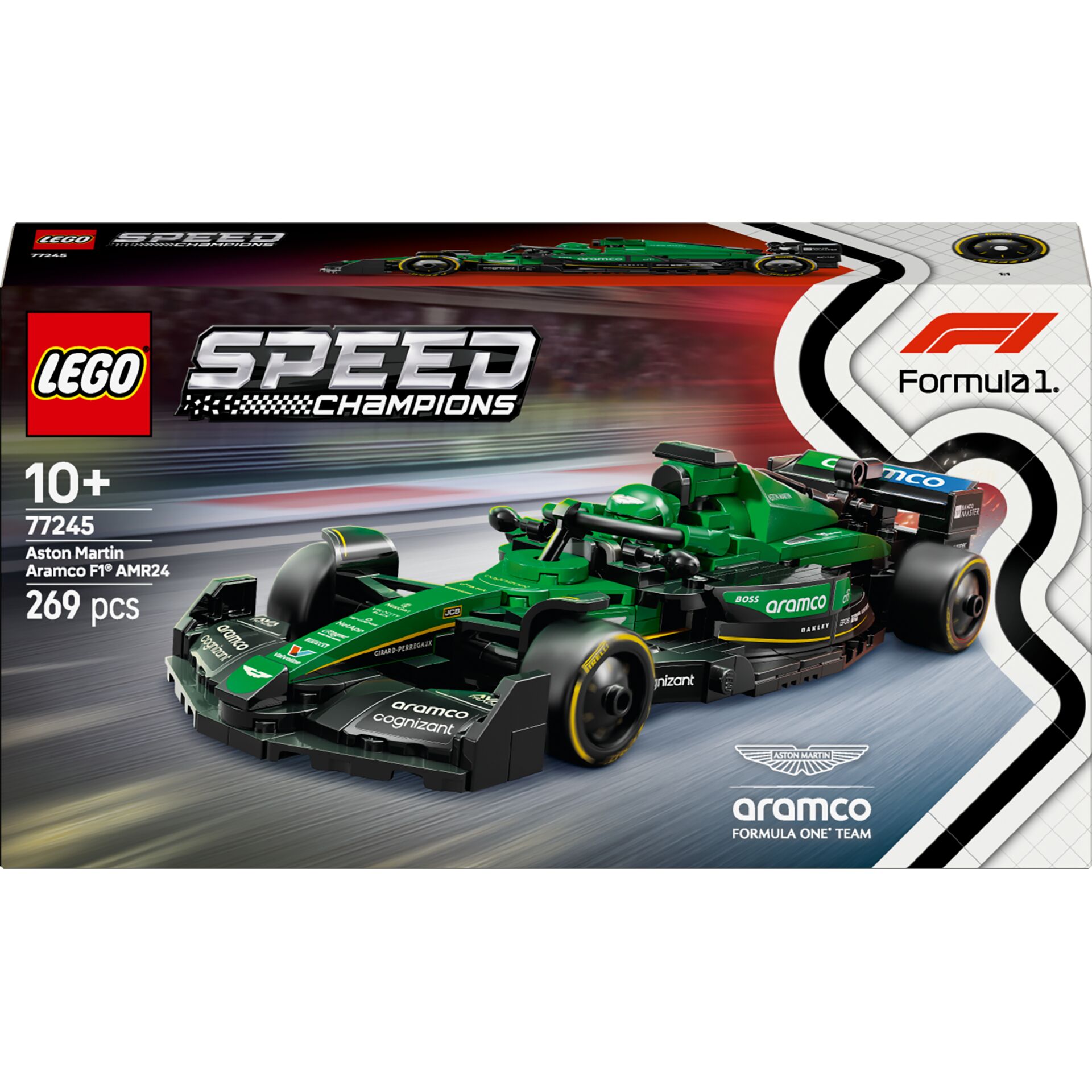 lego, speed champions, formel 1, aston martin, grünes auto