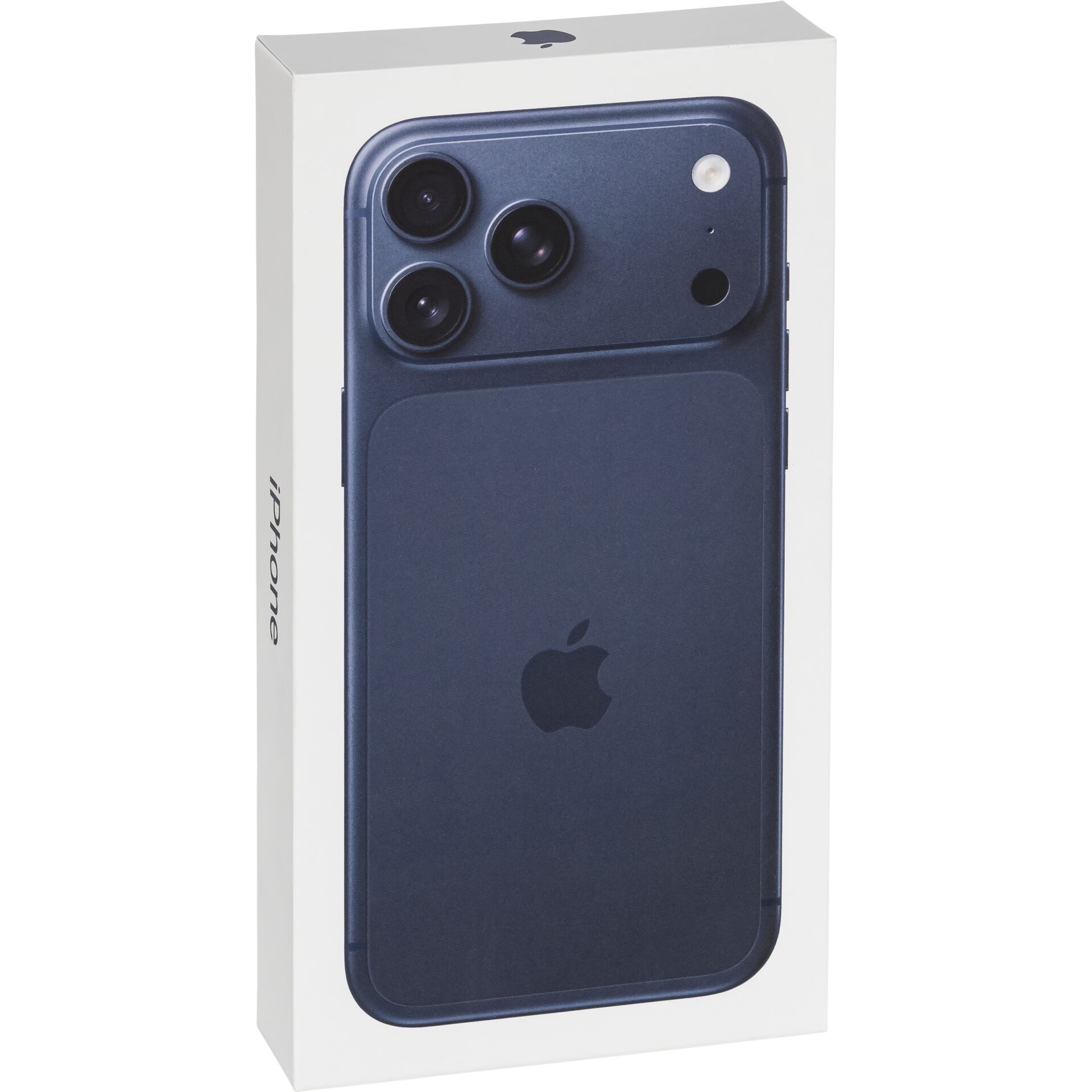 smartphone, iPhone, Dreifach-Kamera, blau, Verpackung