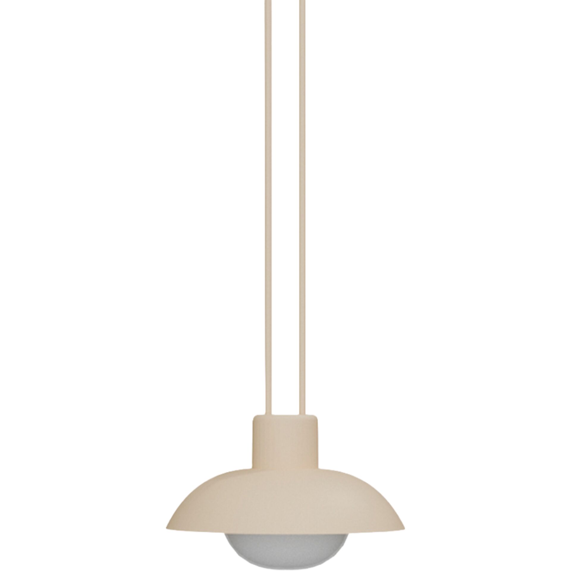吊灯, Pendelleuchte, Beleuchtung, Beige, Glaskuppel