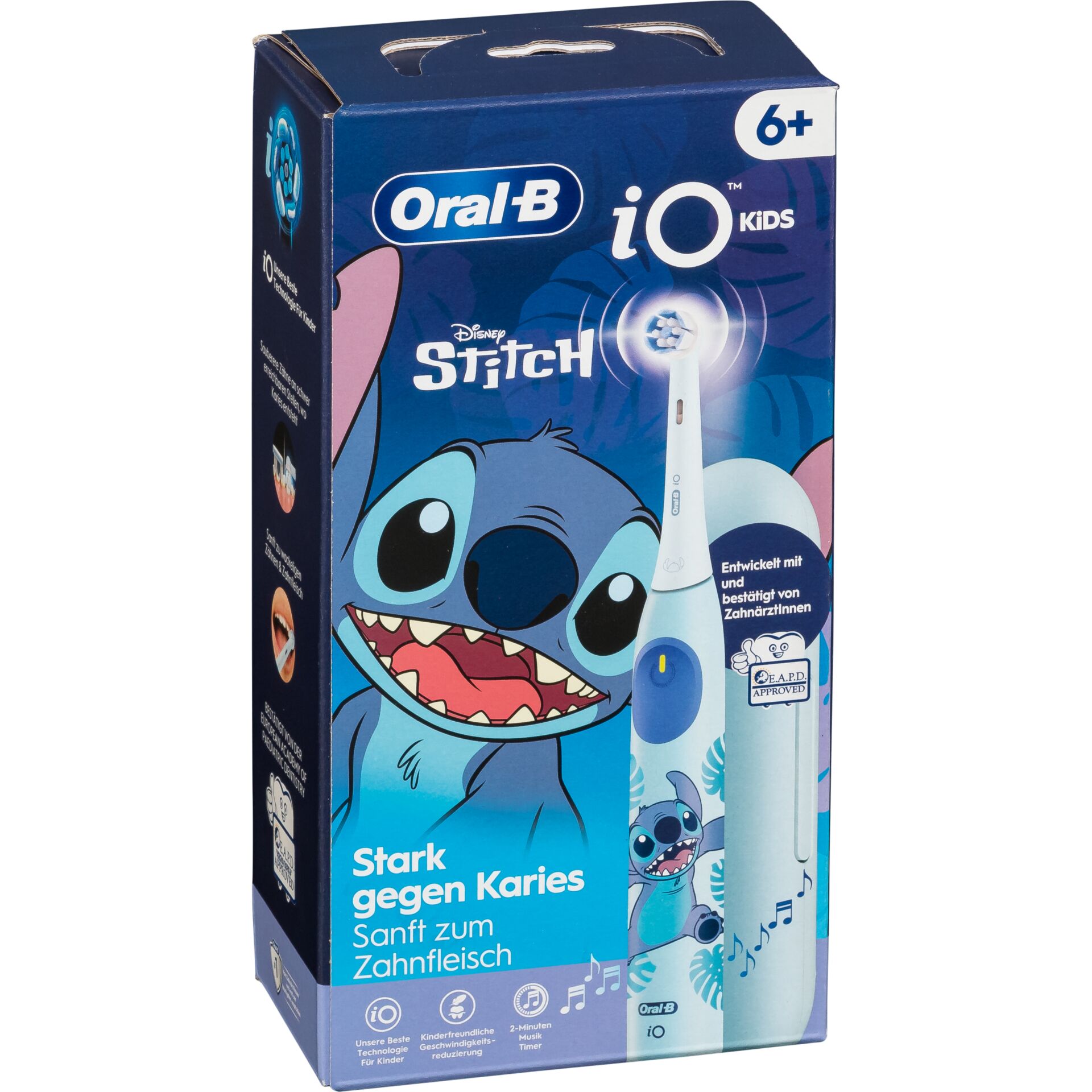 Kinderzahnbürste, Stitch, Elektrische Zahnbürste, Kinderzahnbürste Stitch, Starke Reinigungswirkung