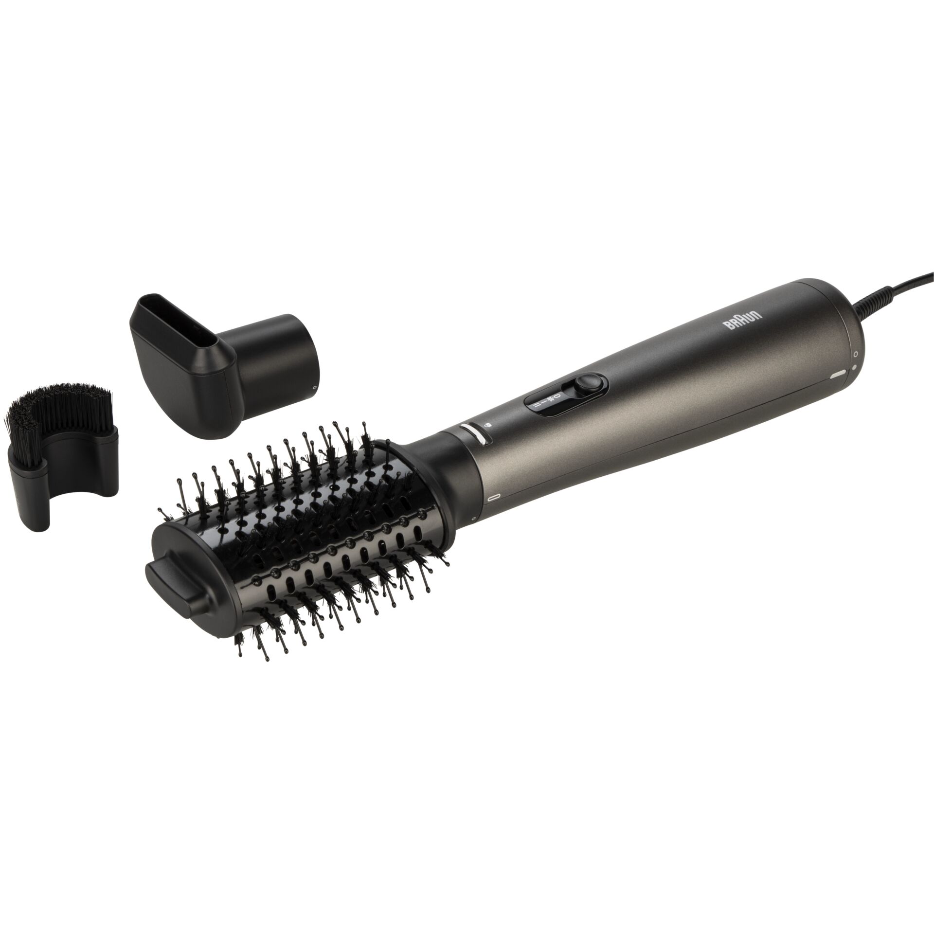 Heizbürste, Glätteisen, Haarstyling-Gerät, Aufheizbares Profigerät, Kabelgebunden