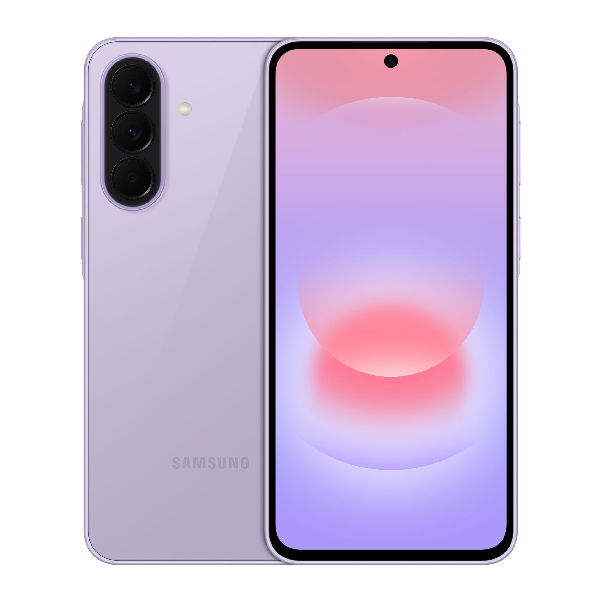 smartphone, lila, Dreifachkamera, Lochkamera, 6,7-Zoll
