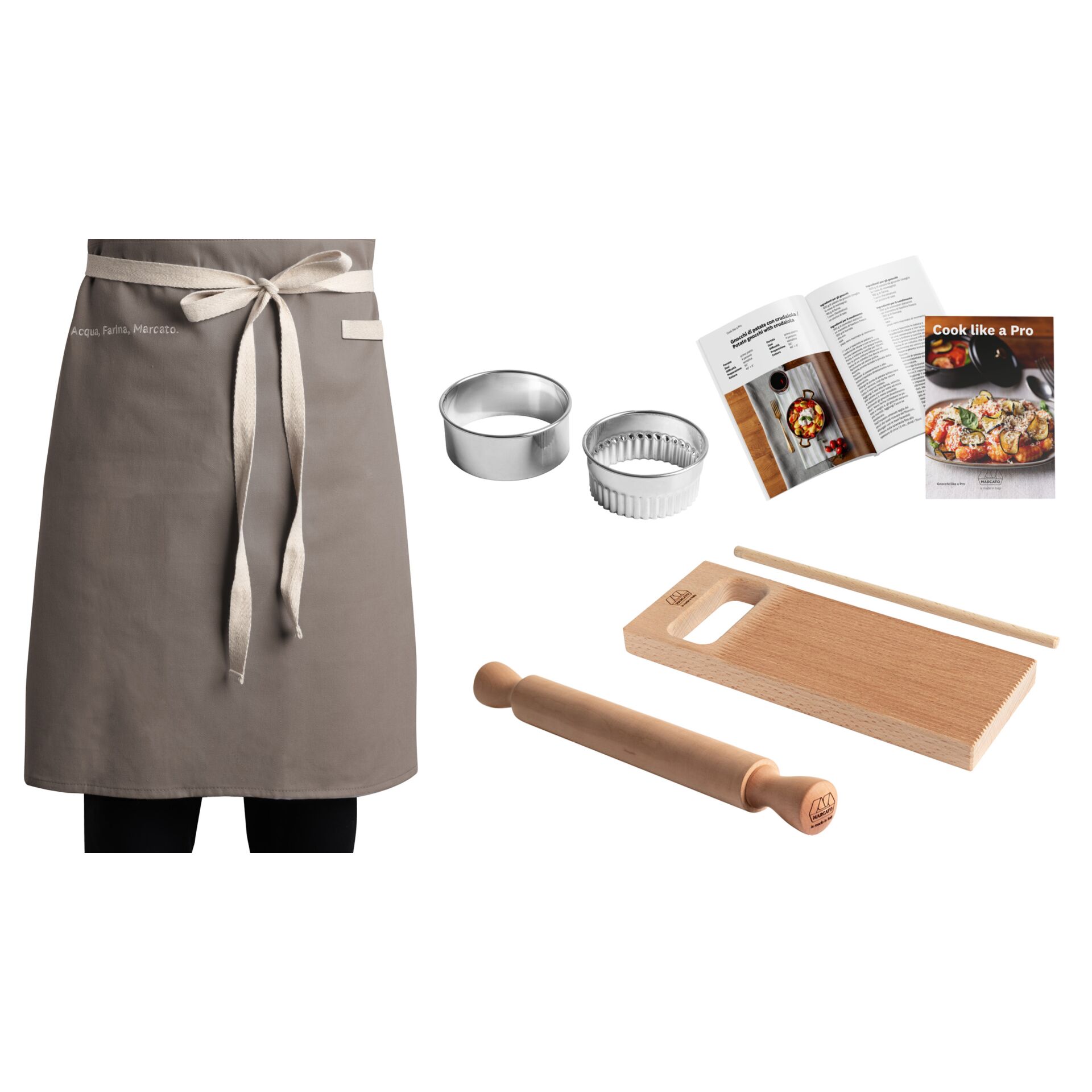 Küchengerät-Set, Backformen, Nudelholz, Kuchenblech, Brotmesser-Set