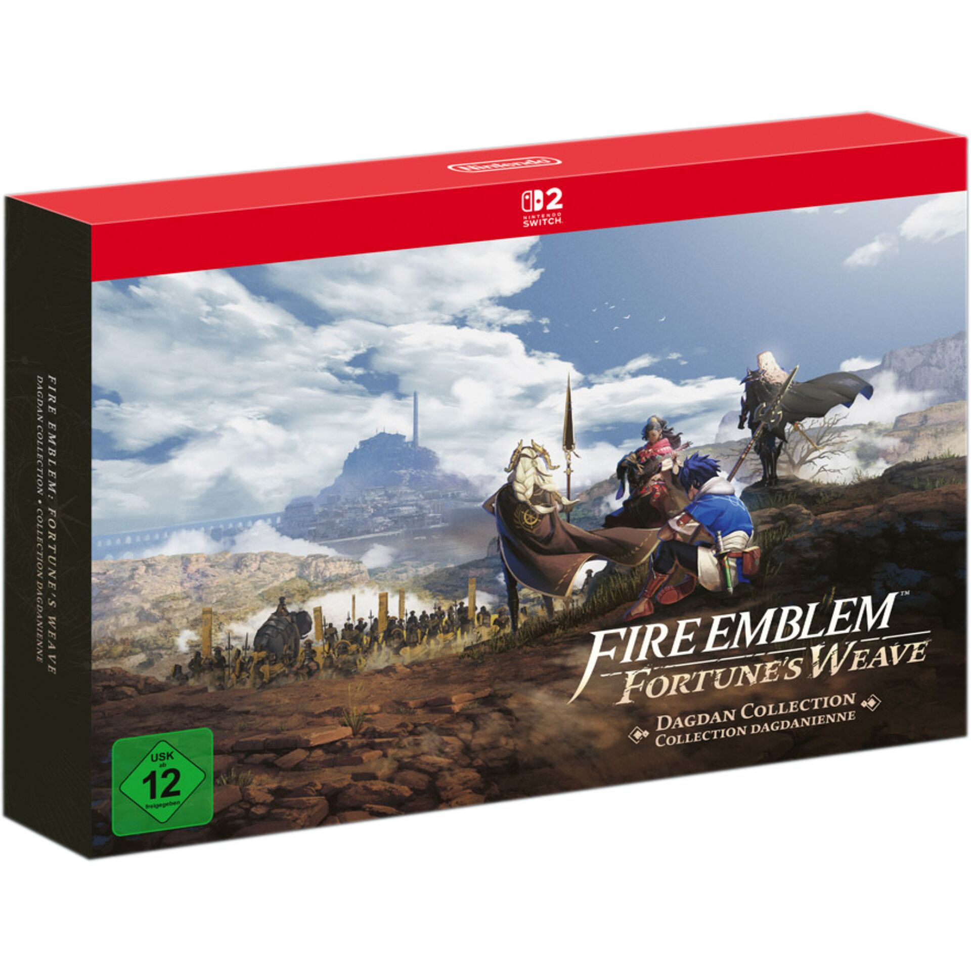 Switch Spiel, Fire Emblem, Fortune's Weave, Dagdan Collection, Box Art