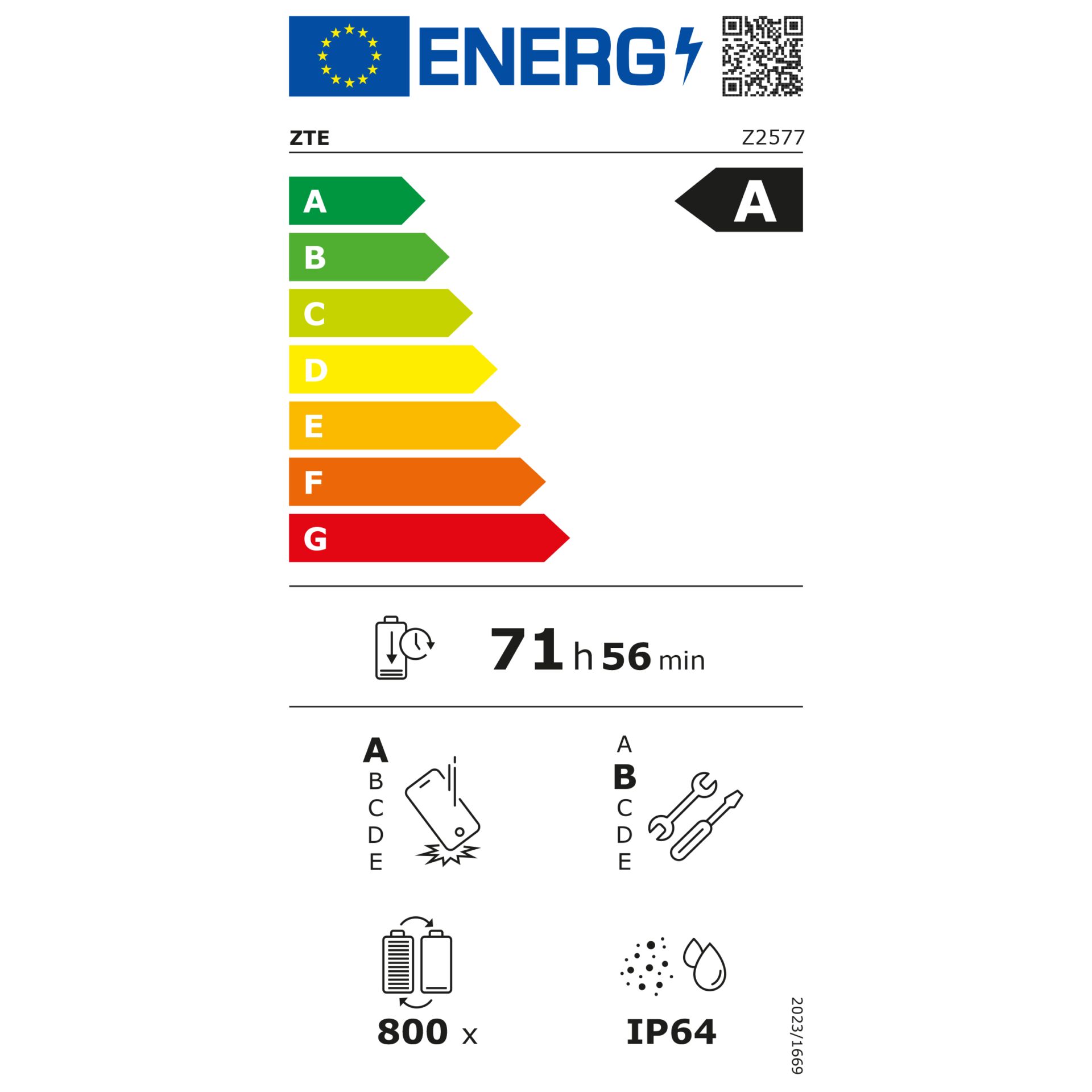 Energielabel, A+-Label, ZTE, Kühlung, Batterie 800x