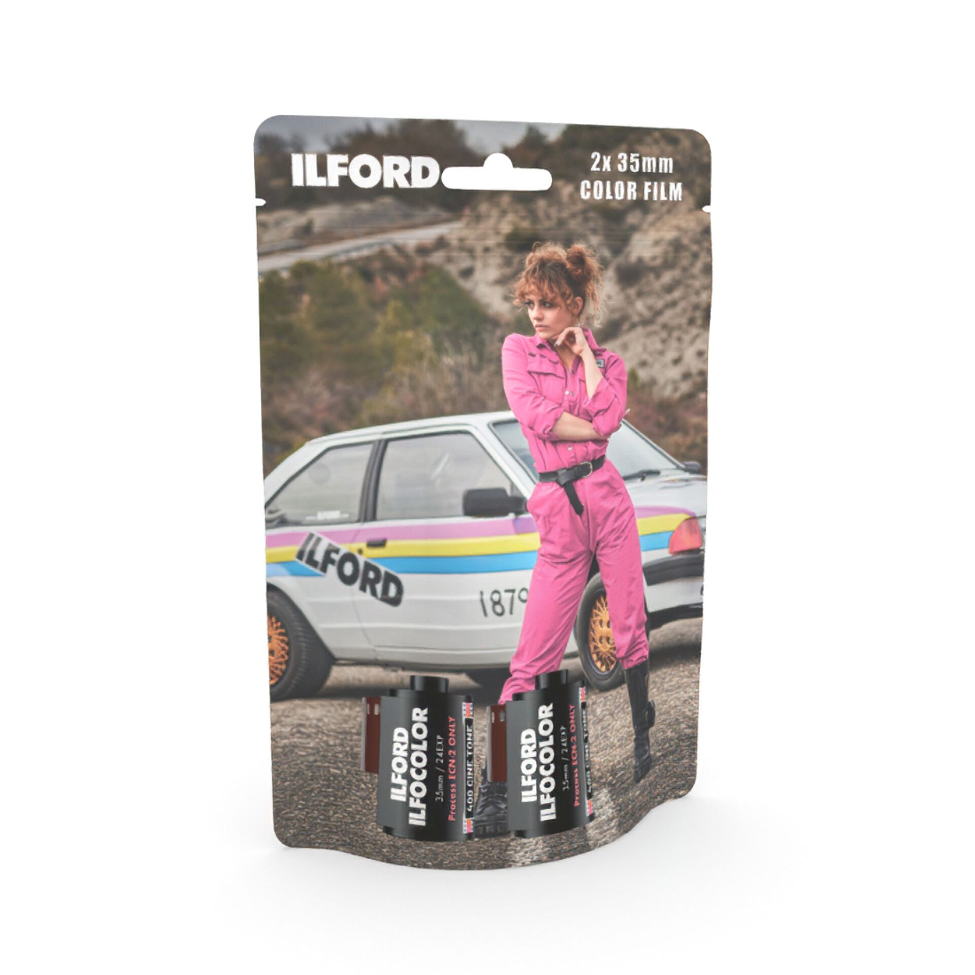 color film, 2x35mm, Ilford, Kamerazubehör, Verpackung