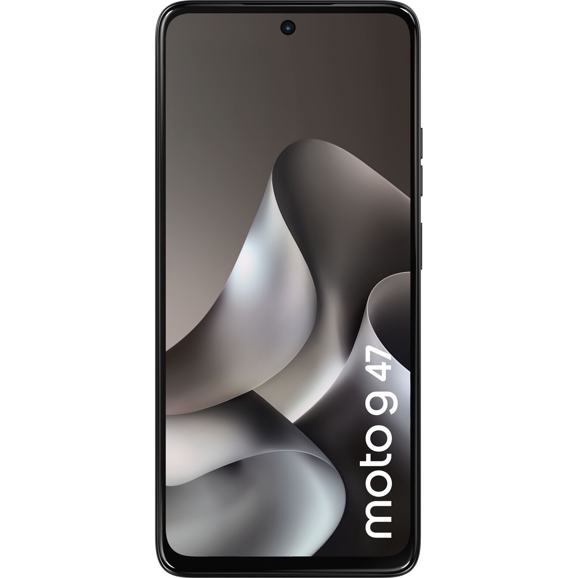 Smartphone, Schwarz, Punch-Hole Kamera, Edge-to-Edge Display, Schlanke Rahmen