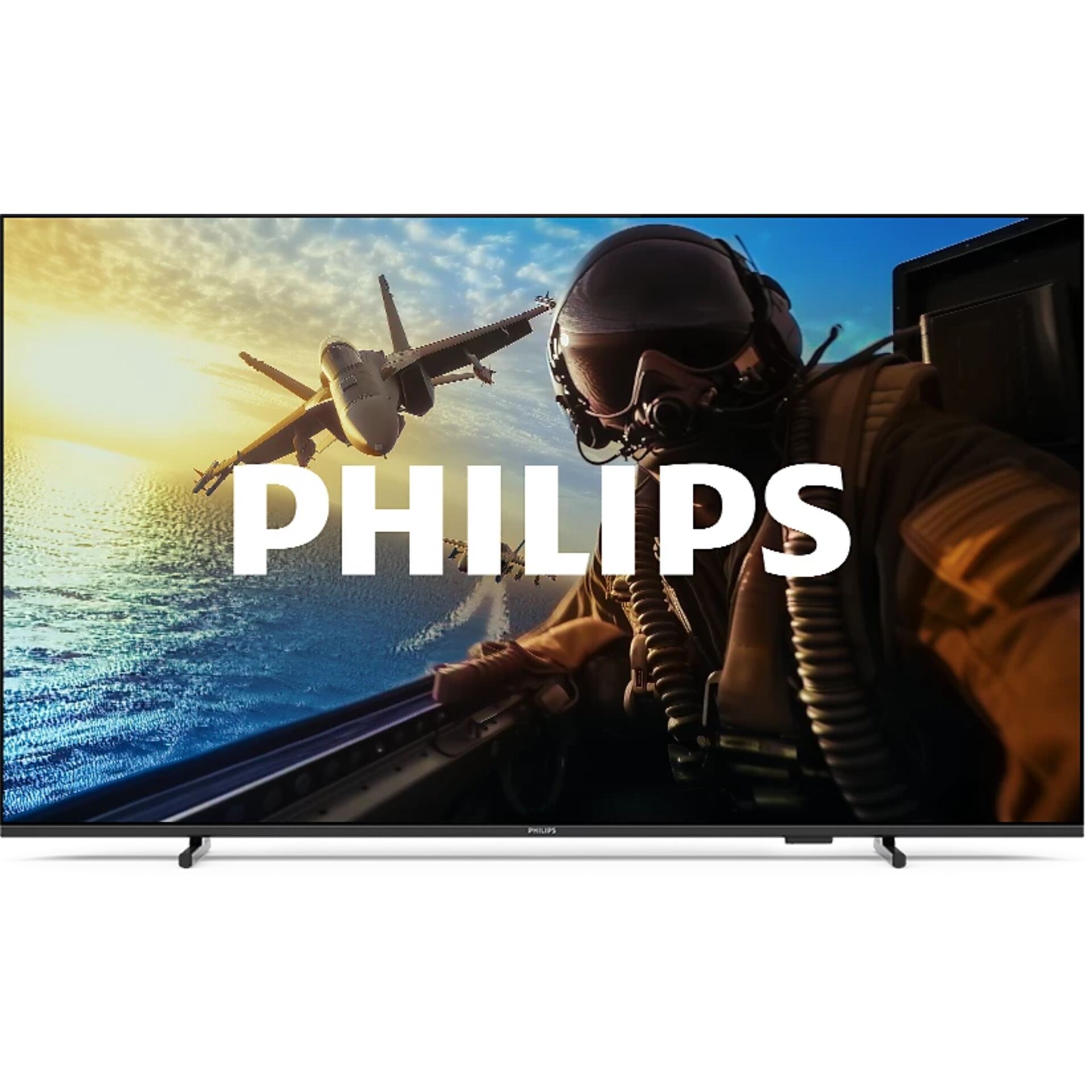 Fernseher, Bildschirm, 4K, Flugzeugjäger, Philips