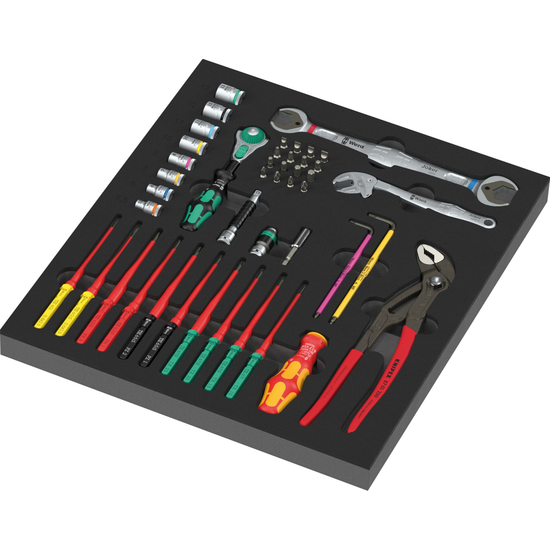 werkzeugset, mechanik-kit, schraubendreher, schler, bits