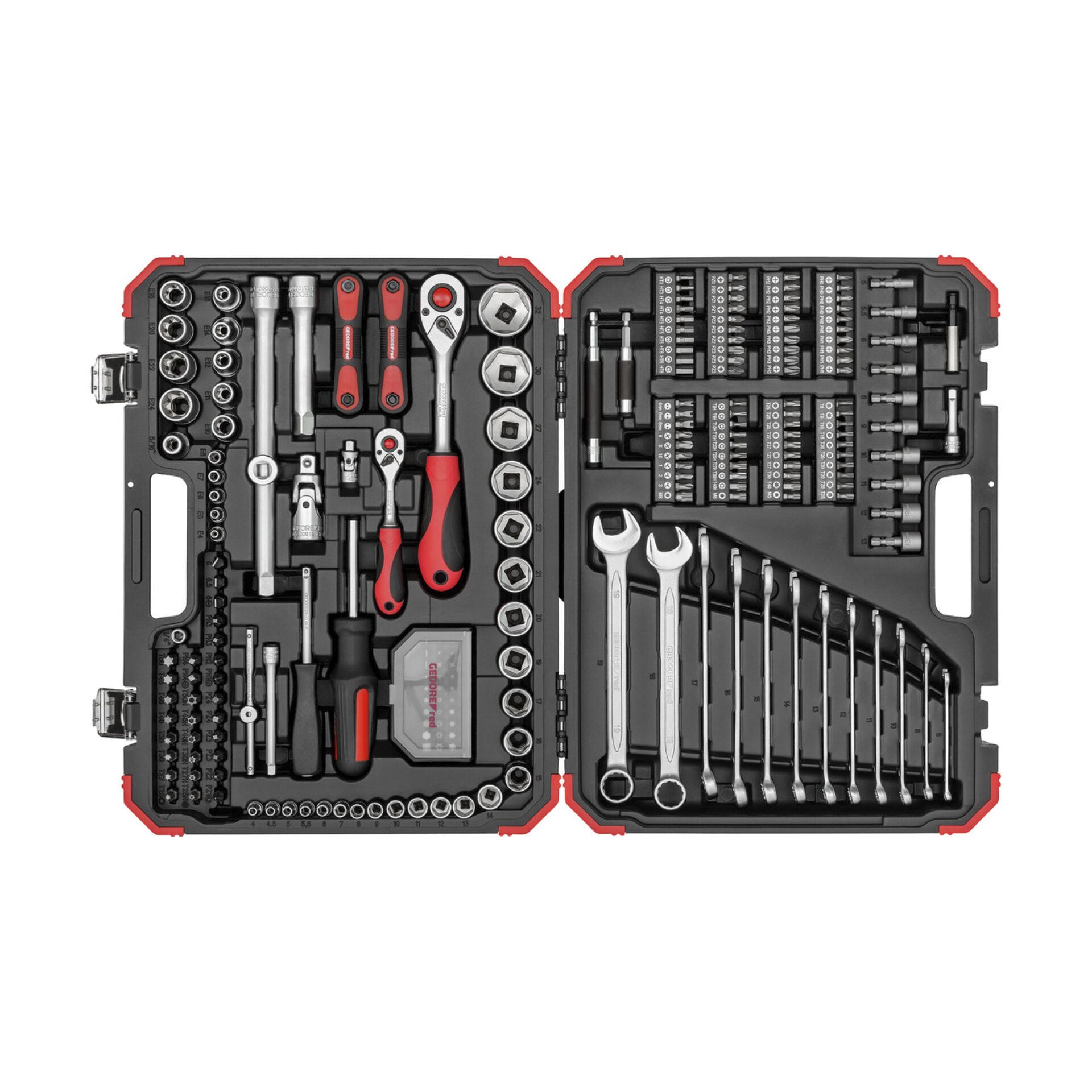 GEDORE red Steckschlüssel-Satz  1/4" + 1/2" 232-teilig