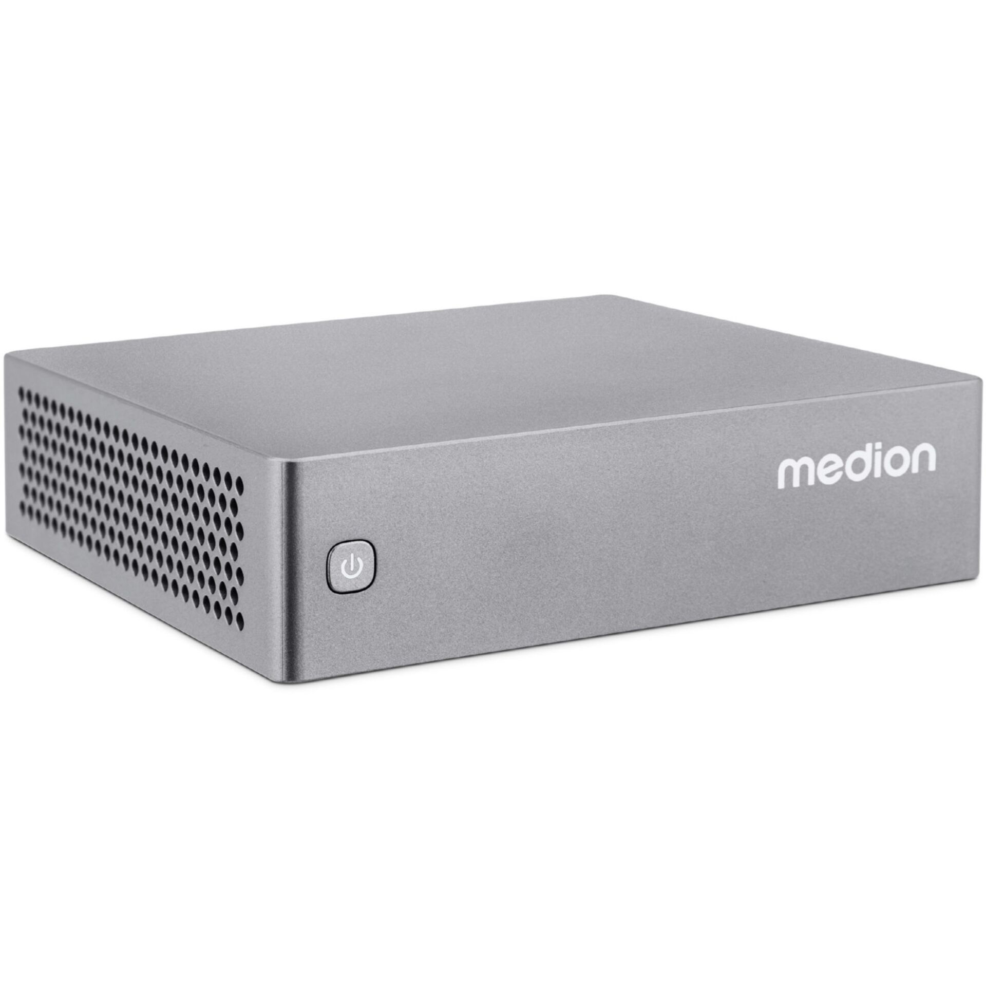 Mini-PC, Metall, Belüftung, Netzschalter, Medion