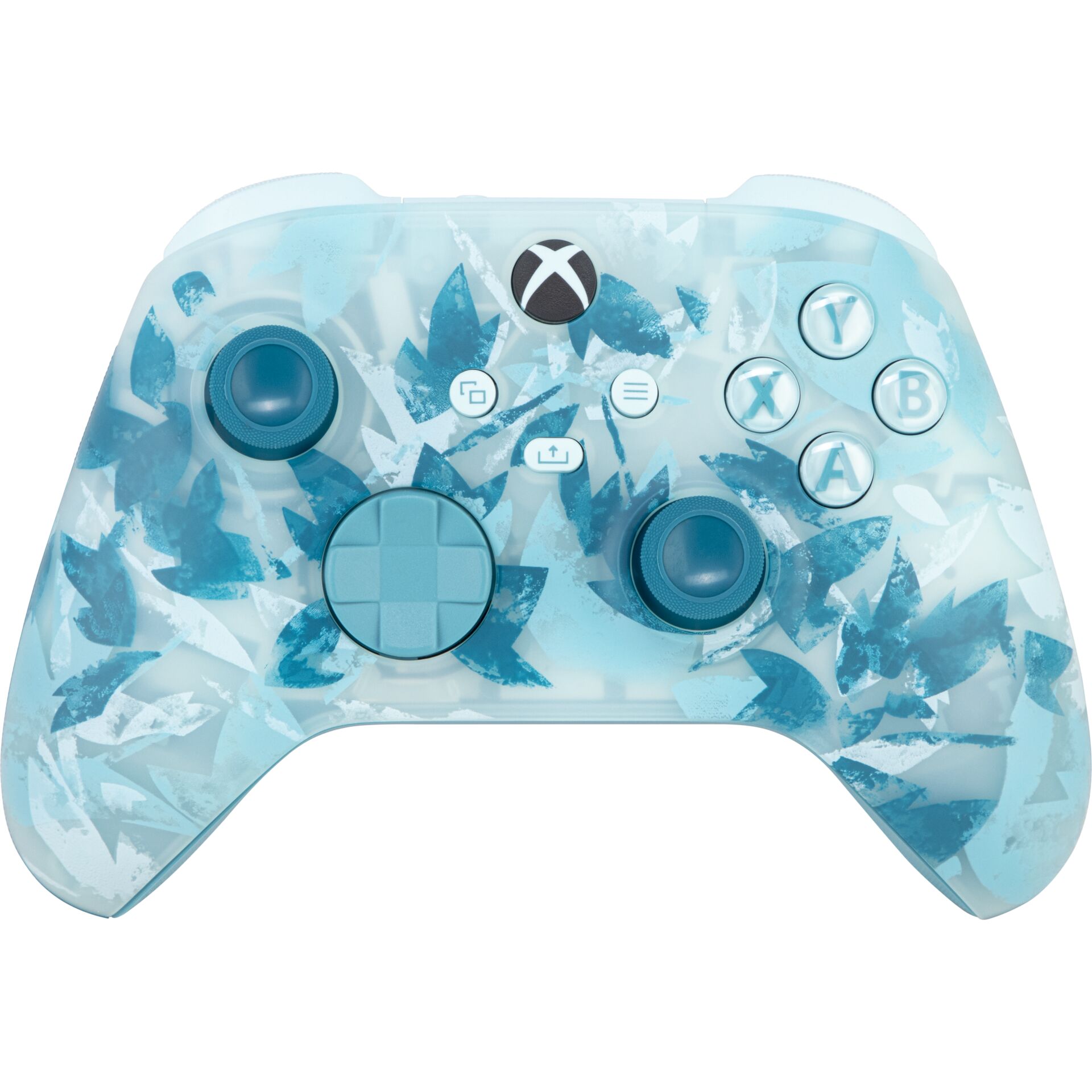 Xbox-Controller, Drahtloser-Controller, Blaues Tarnmuster, Gamepad, Analog-Sticks