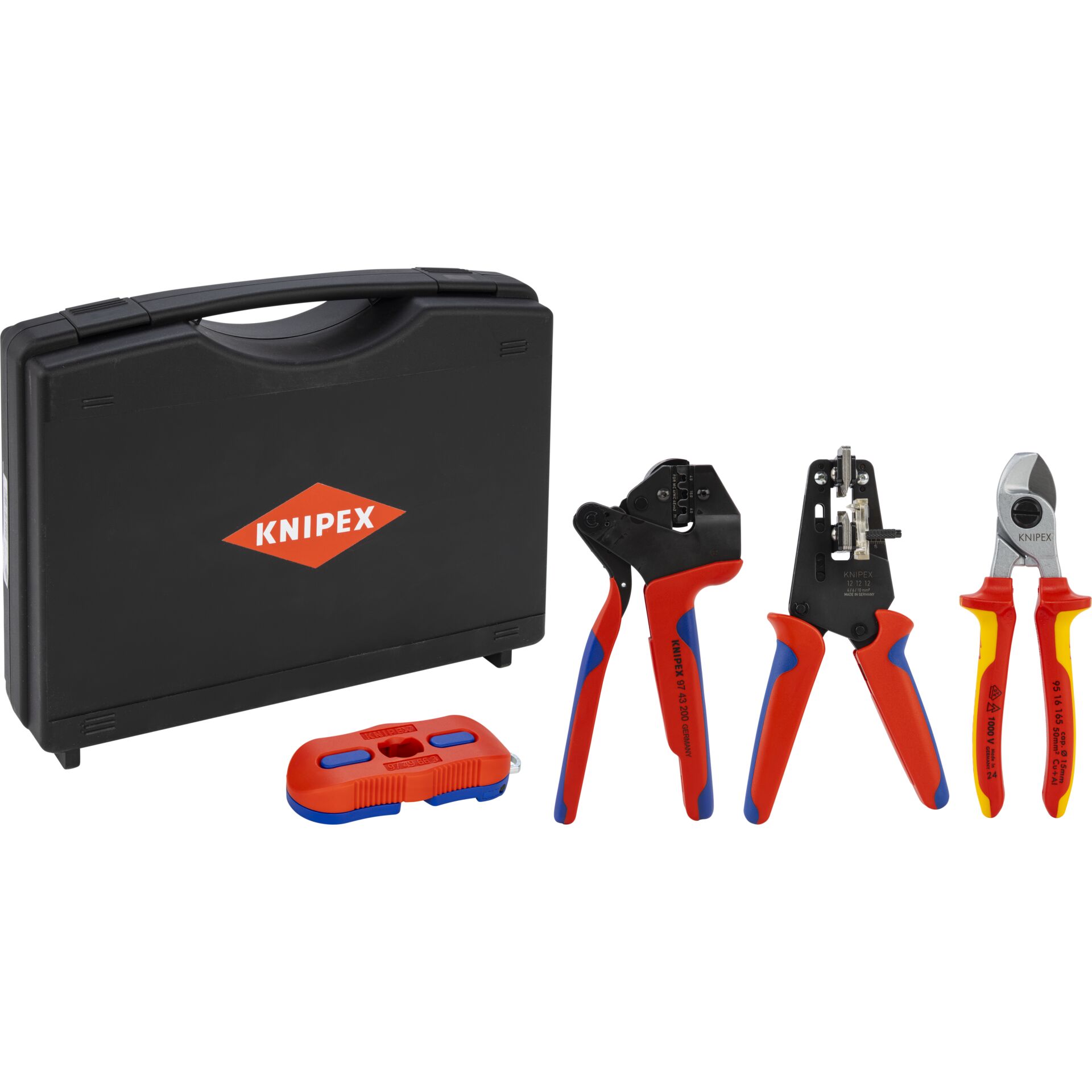 Knipex, Zange-Satz, Koffer, Seitenschneider, Spannungs-Werkzeugset