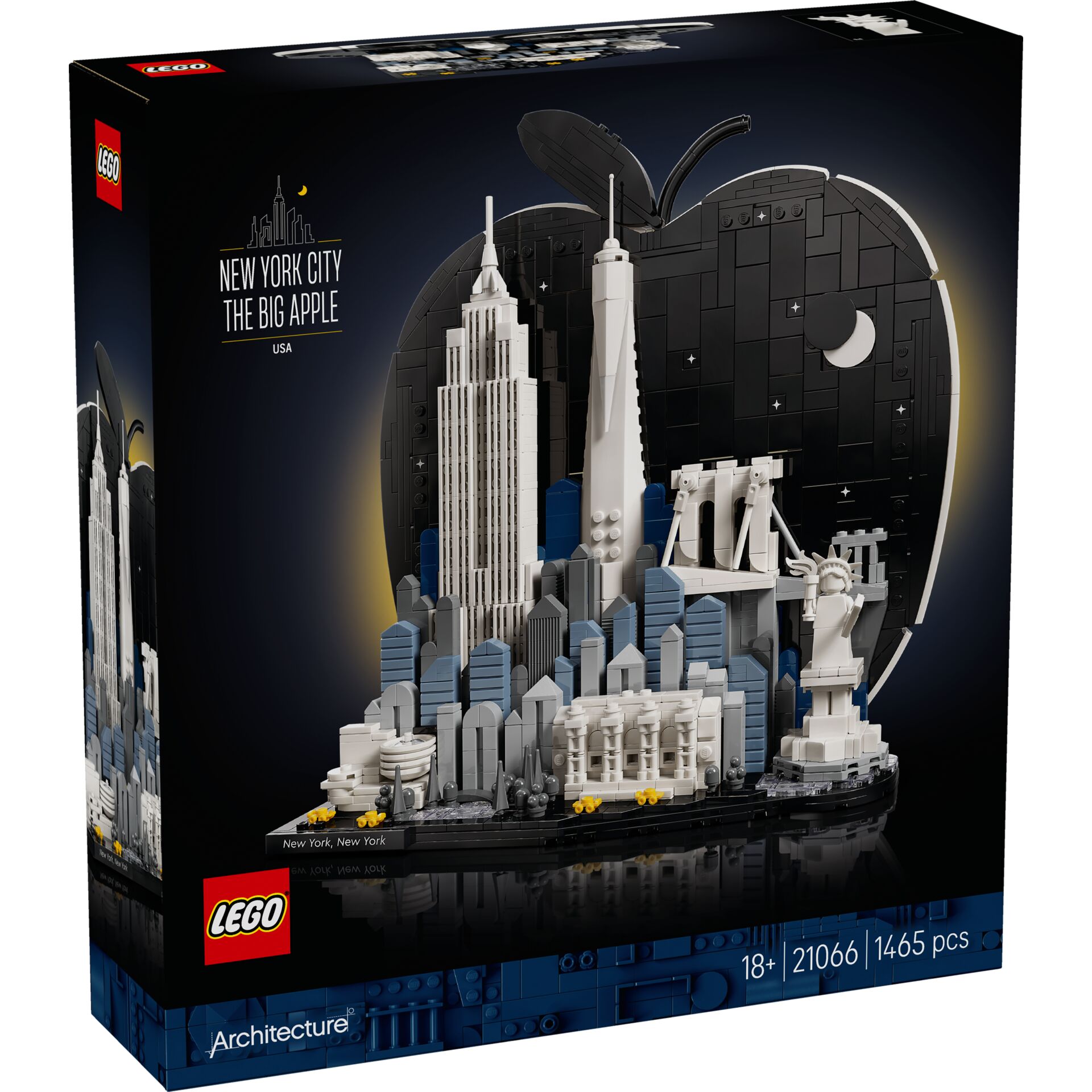 Lego Architecture, New York City, Stadt skyline, Weltraum-Ring, 1470+ Teile