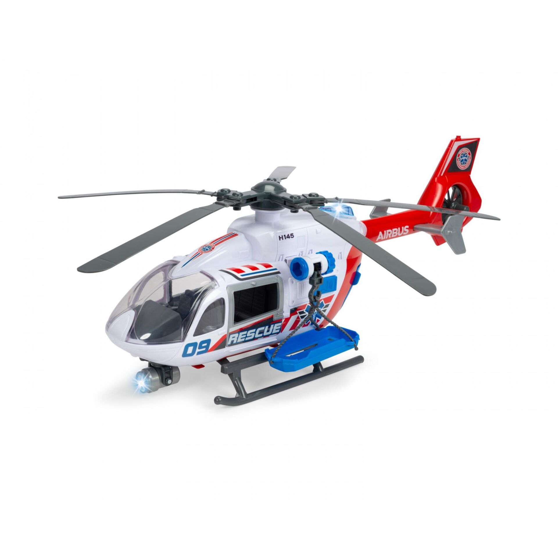 Hubschrauber, Rettung, Heli, Rot-Weiß, Spielzeug