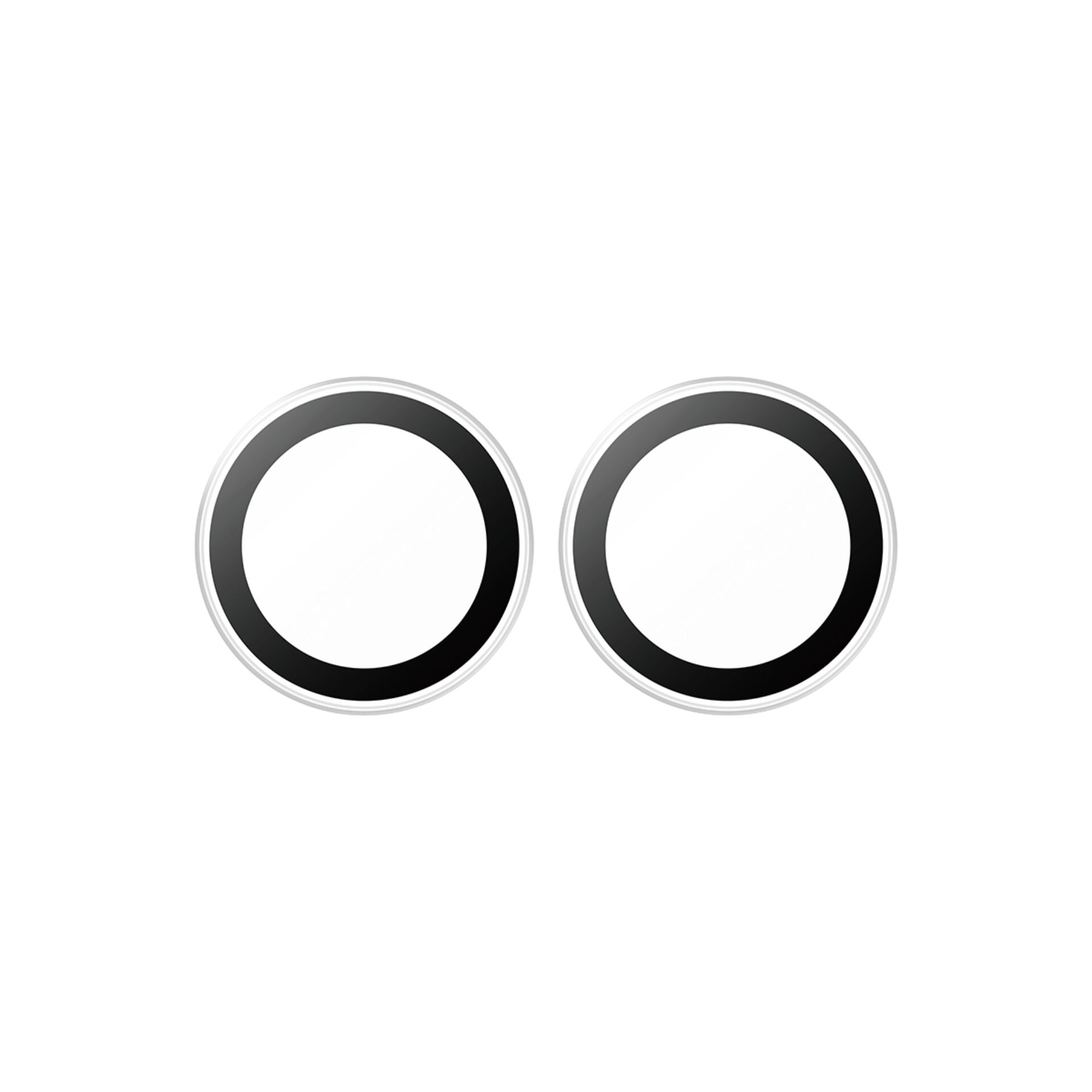 ring, earring, Edelstahl, schwarz, Paar