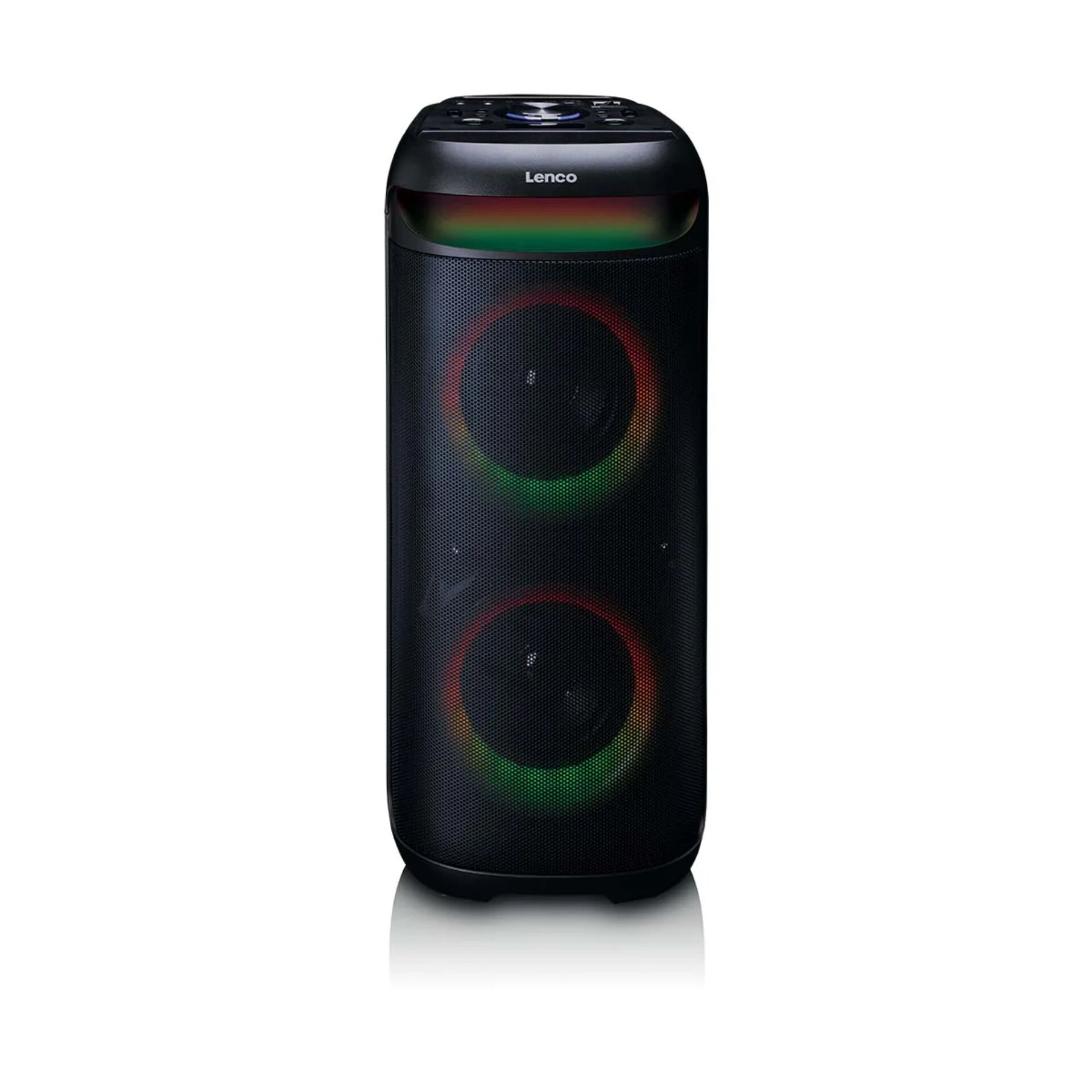 Boxenlautsprecher, tragbarer Lautsprecher, HiFi, LED-Beleuchtung, farbige Beleuchtung