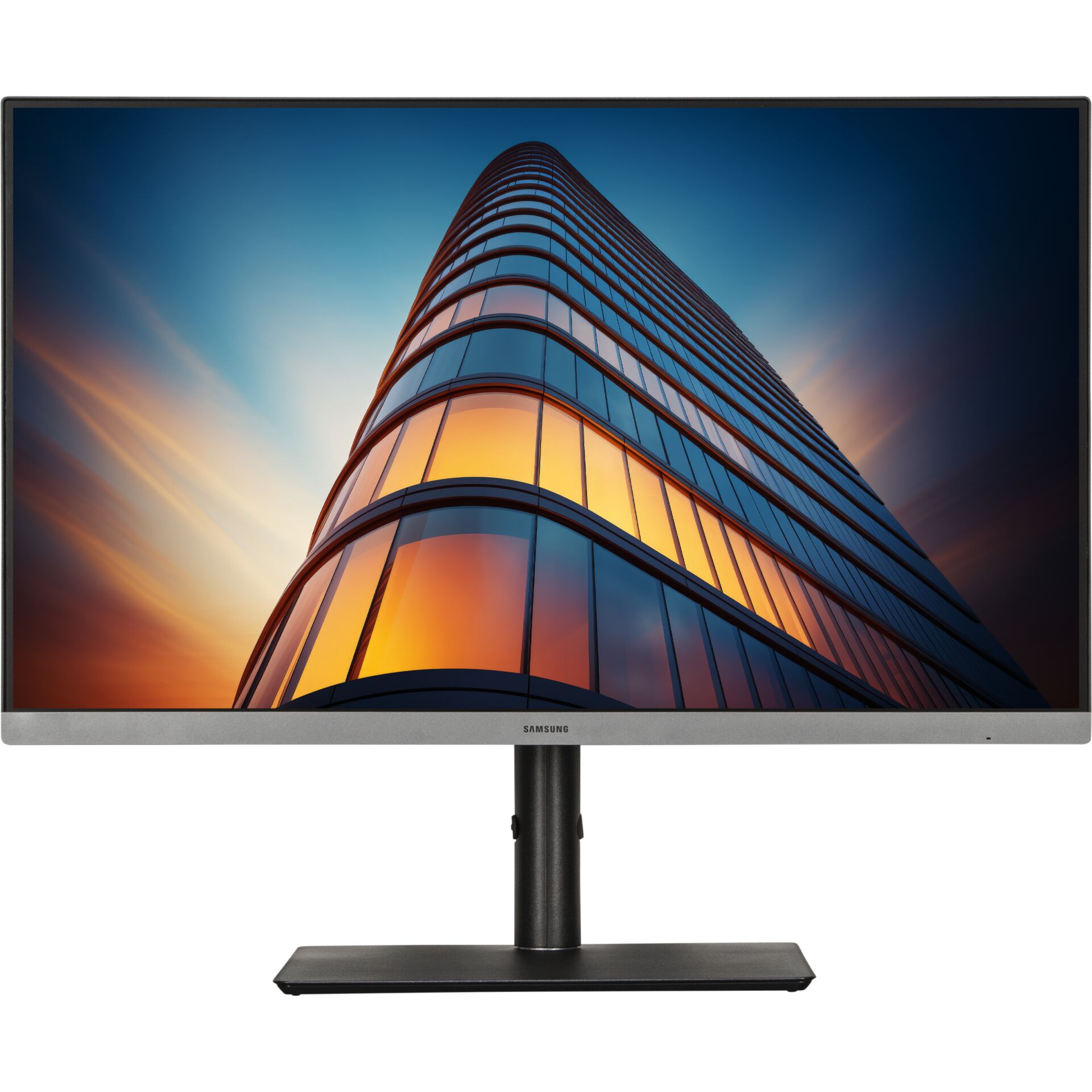 Monitor, LED, 27-Zoll, verstellbarer Stand, schwarz, Bildschirm, Anzeige, LED, Moniteur, Samsung Monitor