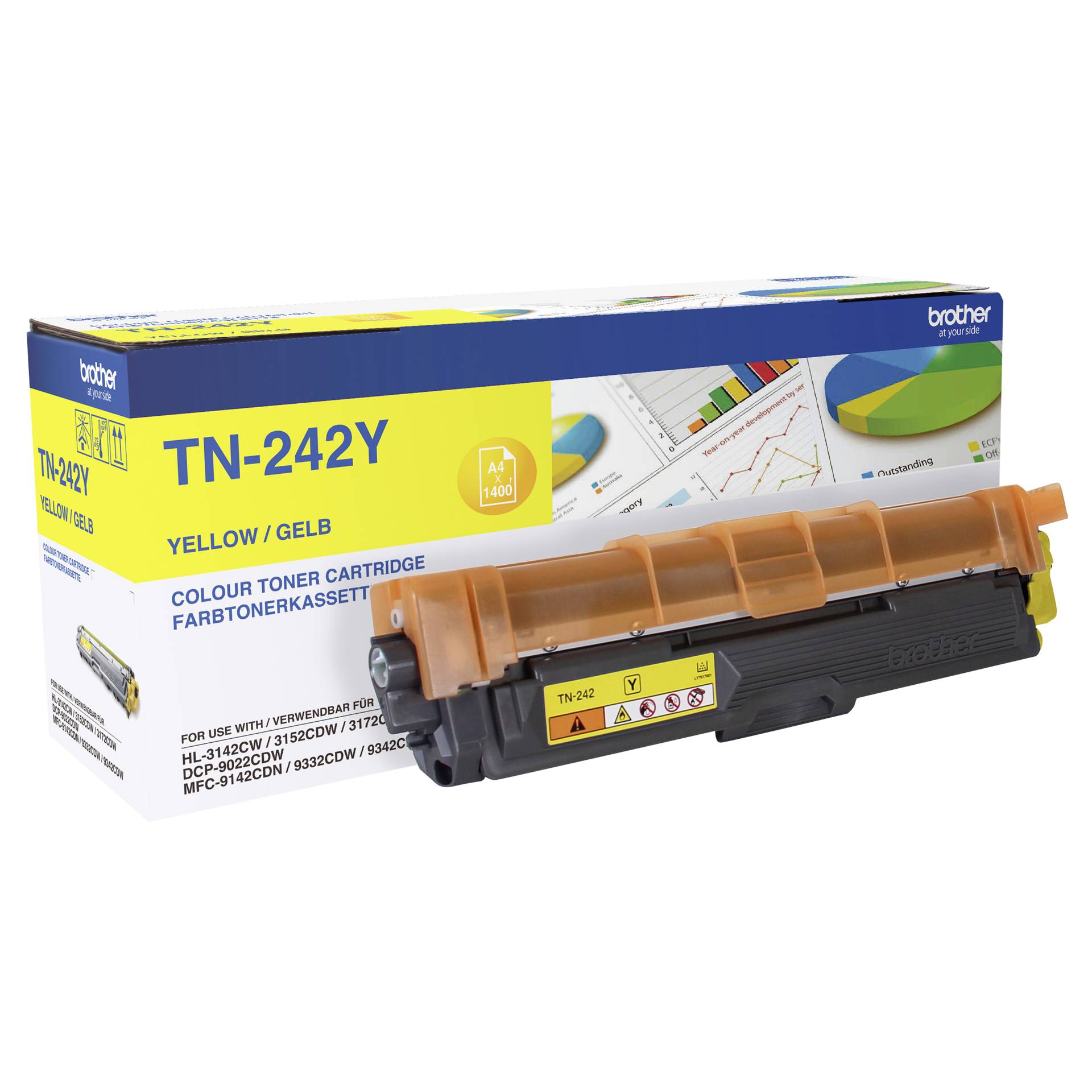 Brother TN-242 Y Toner yellow
