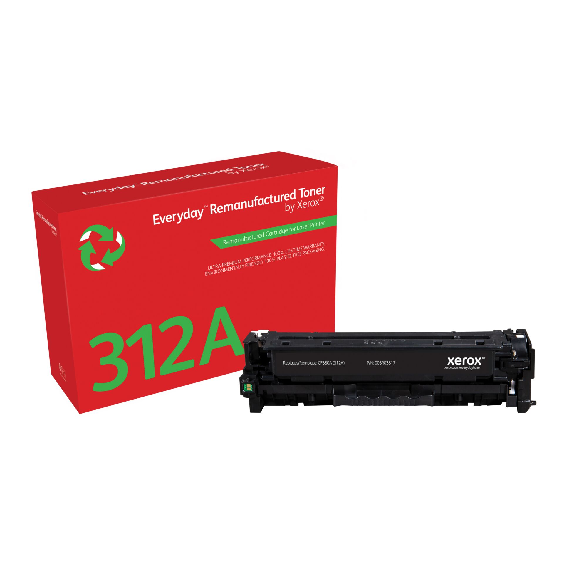 Toner, Remanufactured, Laser-Drucker, CF380A/312A, Kassette
