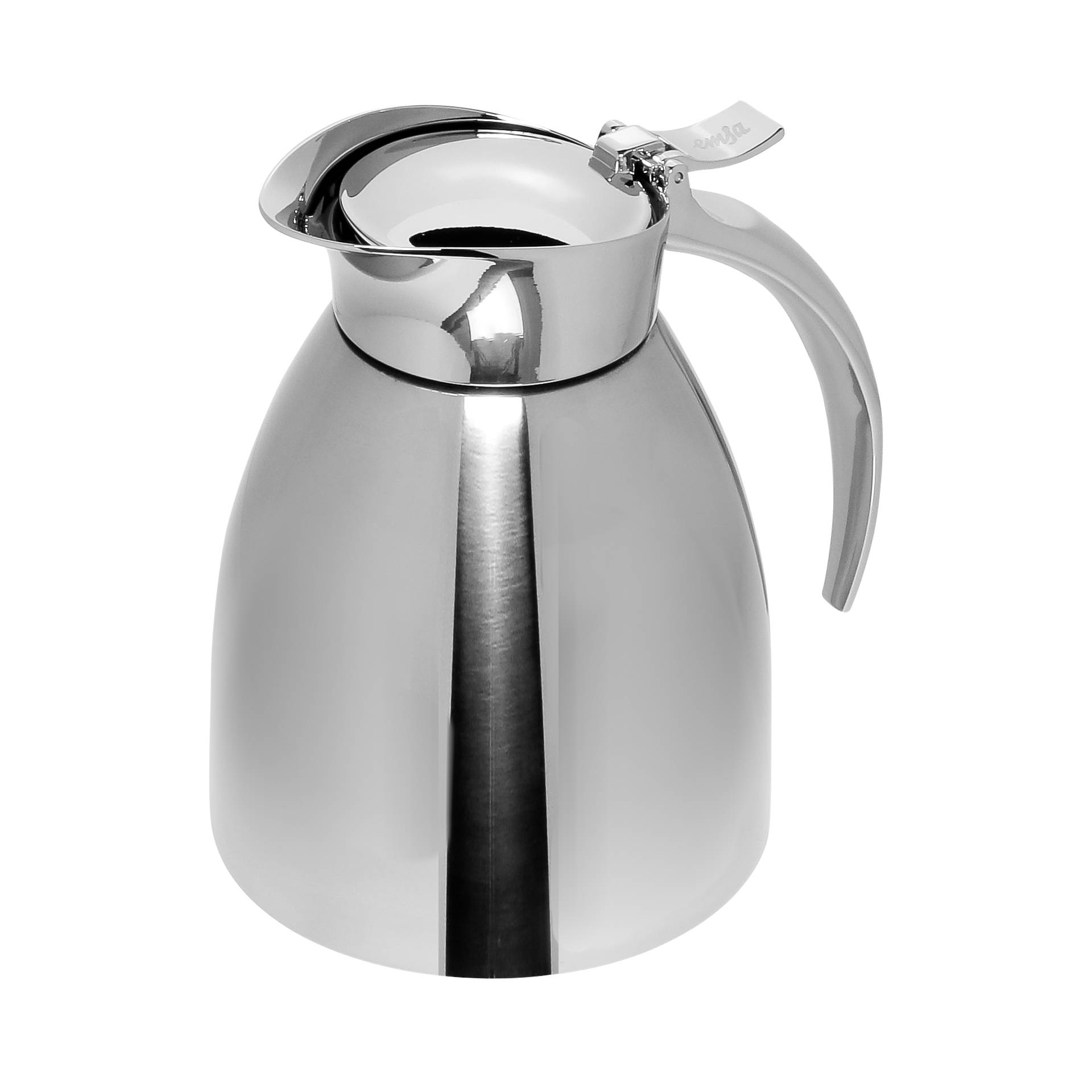 Kaffeekanne, Stahl, Edelstahl, Kapseldeckel, Spitzes Design