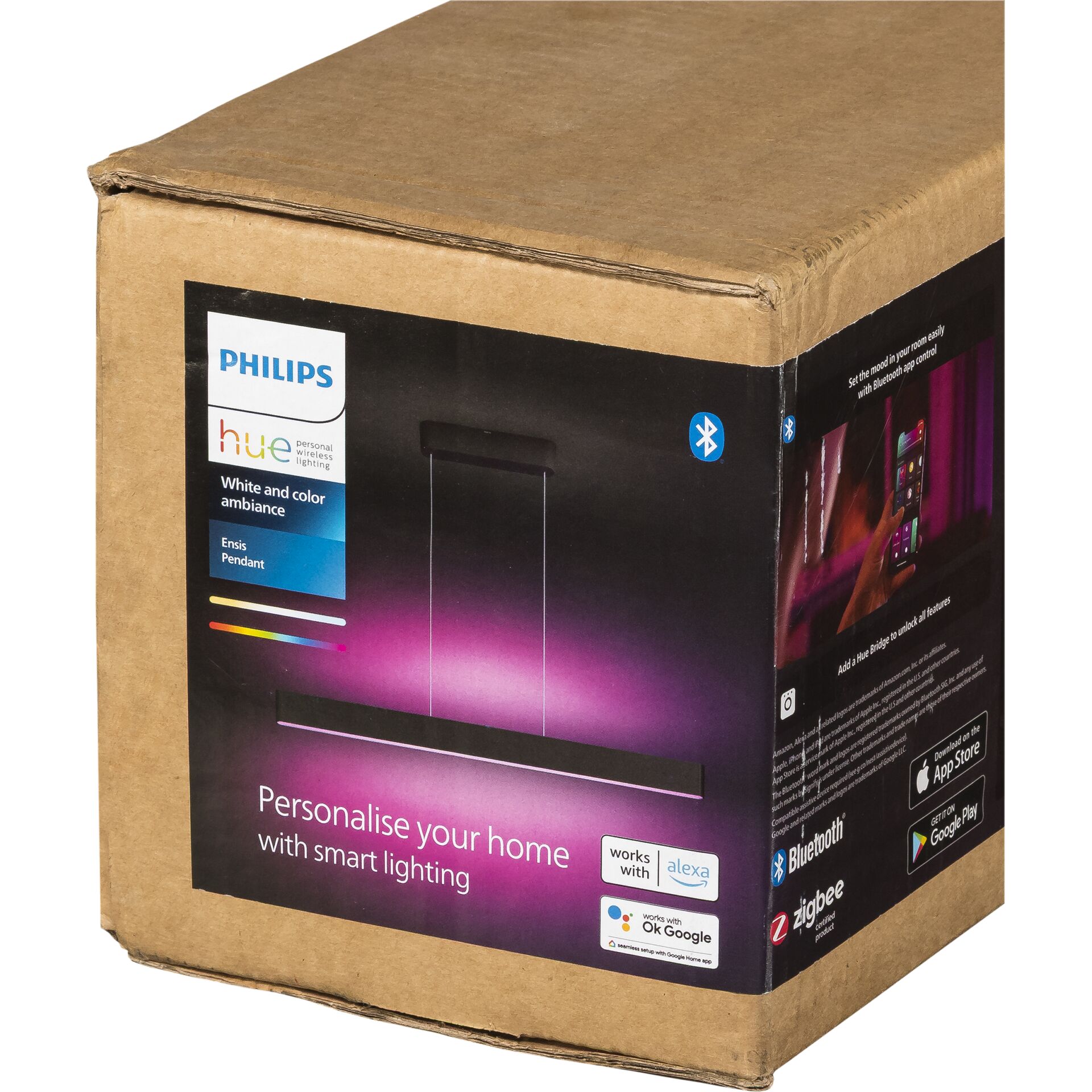 Philips Hue, Smart lighting, LED strip, Bluetooth, Boxed package