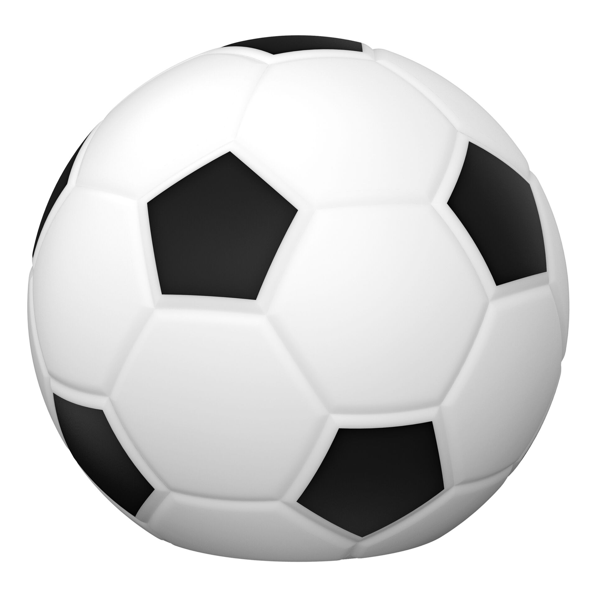 Fußball, Ball, Sportunterricht, Gummiball, Schwarz-Weiß